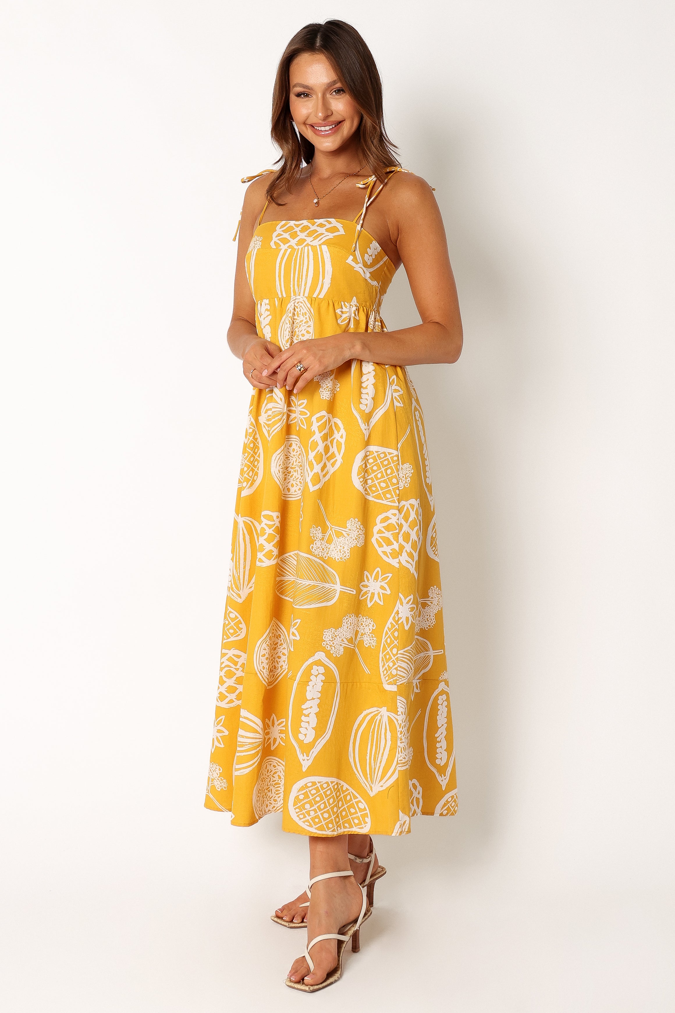 Petal and Pup USA DRESSES Sloane Maxi Dress - Yellow