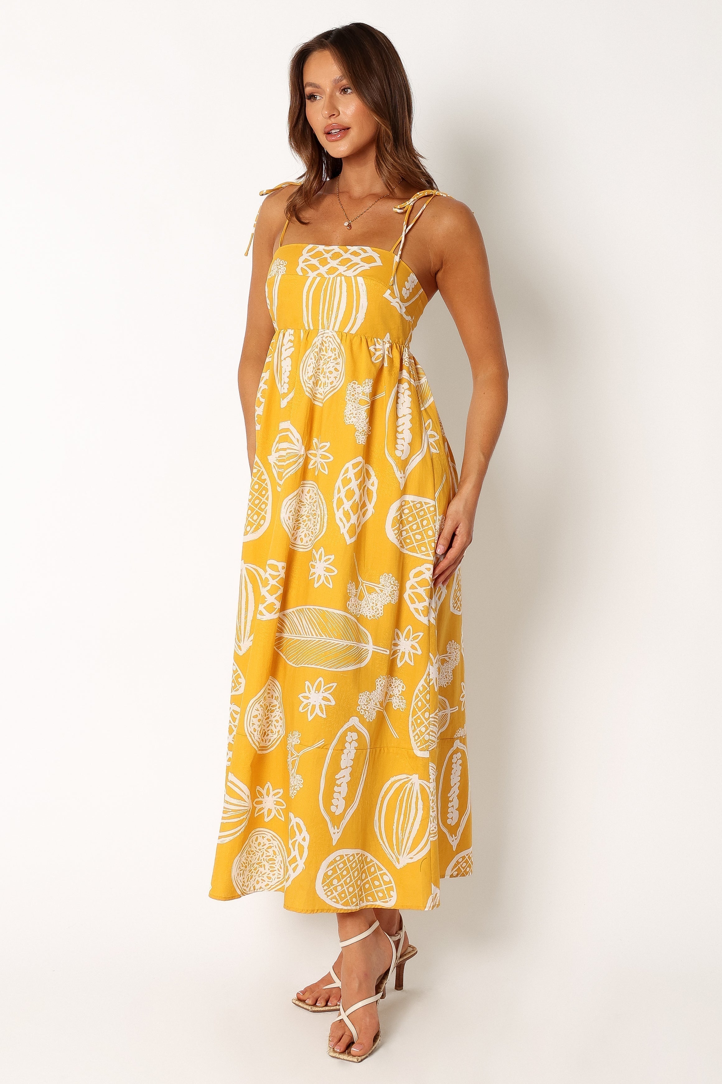 Petal and Pup USA DRESSES Sloane Maxi Dress - Yellow