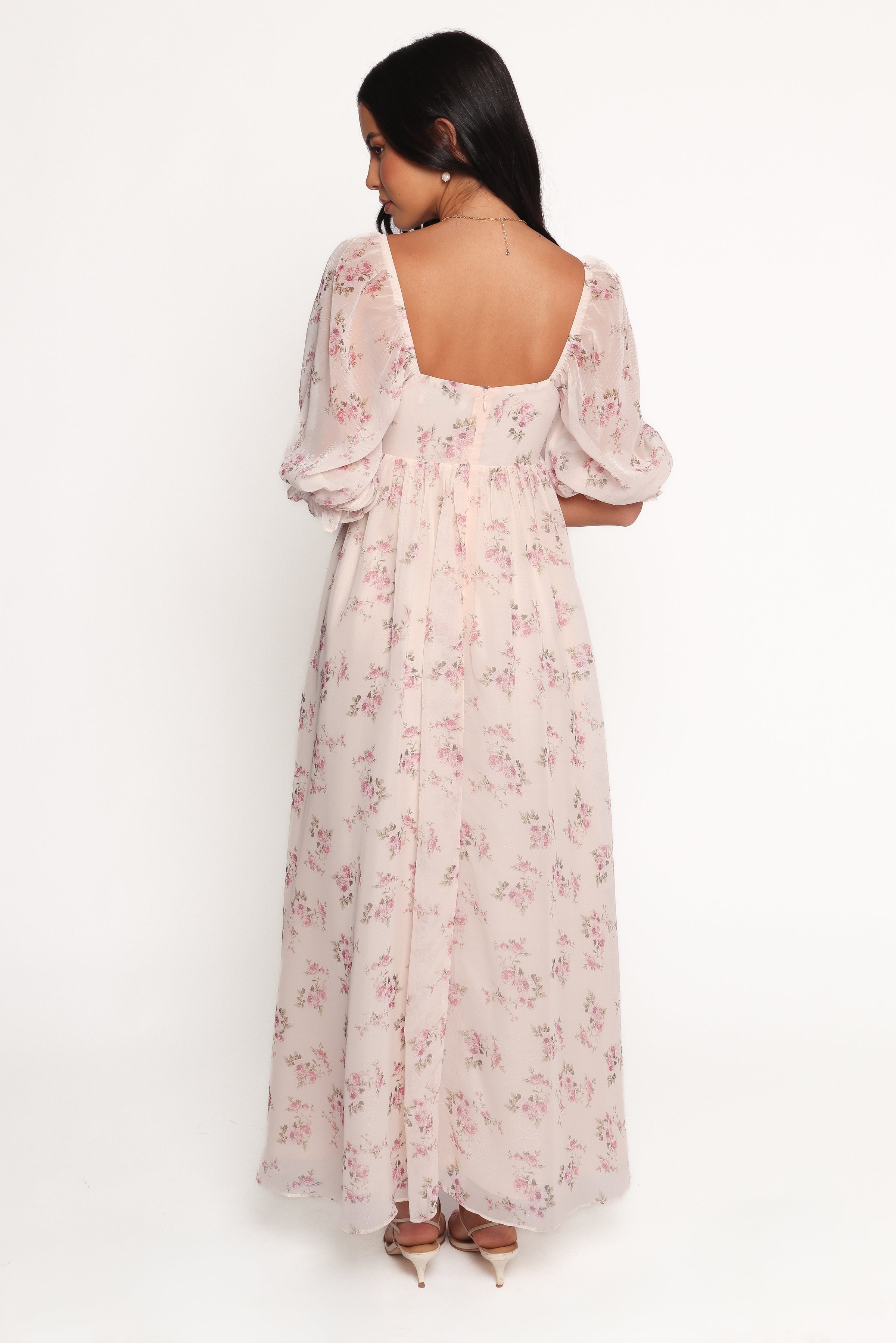 Petal and Pup USA DRESSES Sonnet Maxi Dress - Pink Floral