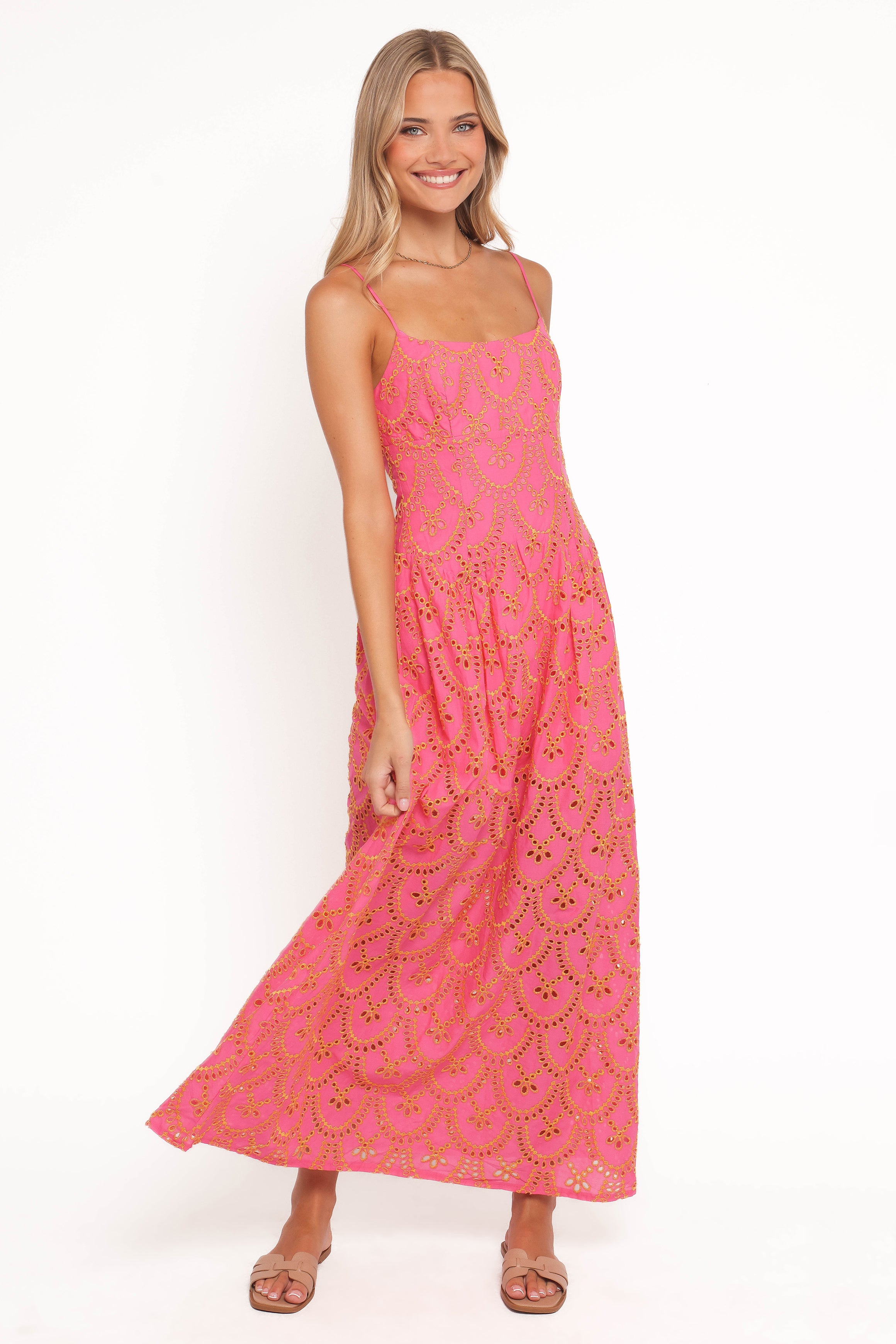 Petal and Pup USA DRESSES Sonny Maxi Dress - Pink/Orange