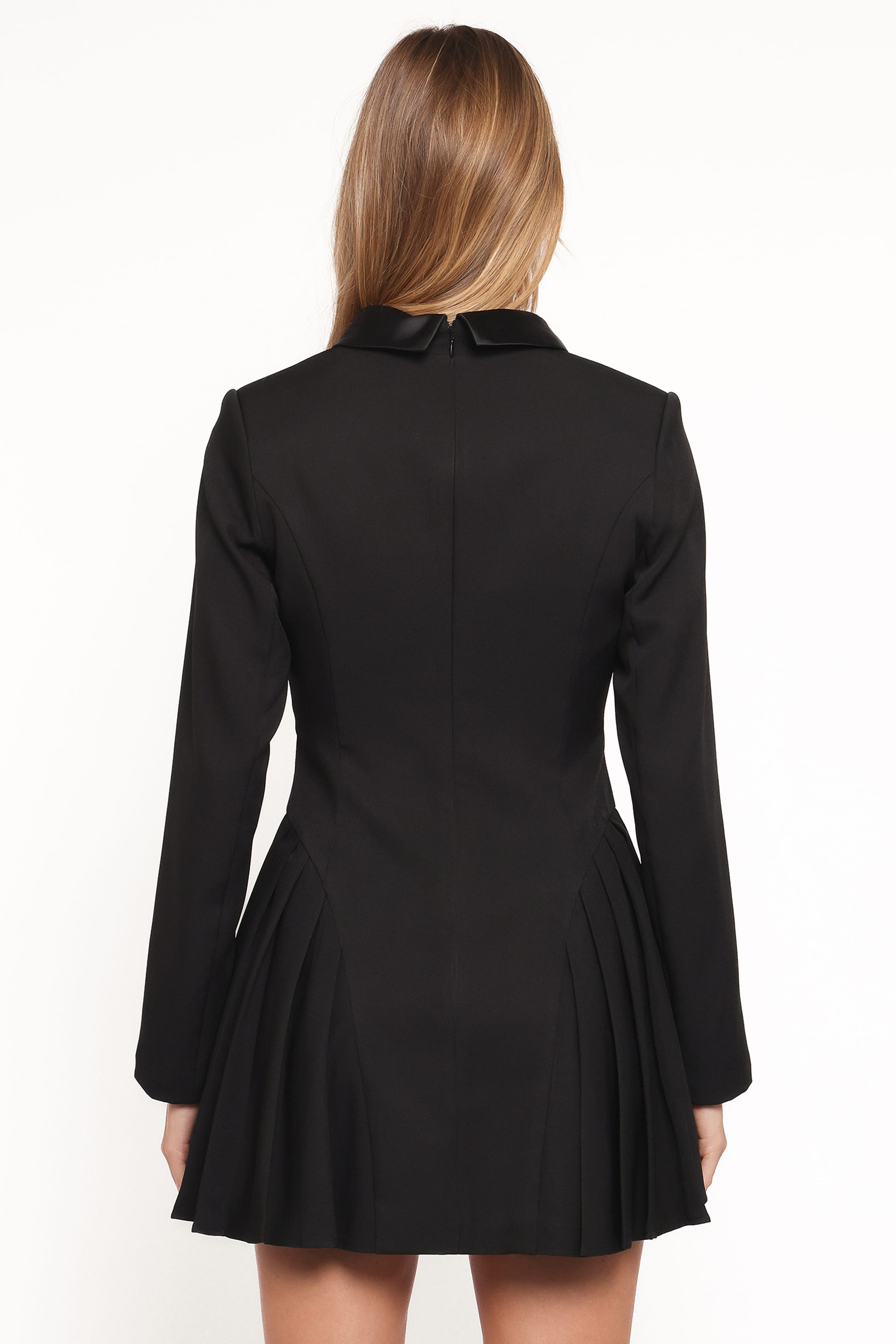 Petal and Pup USA DRESSES Sonya Long Sleeve Mini Dress - Black