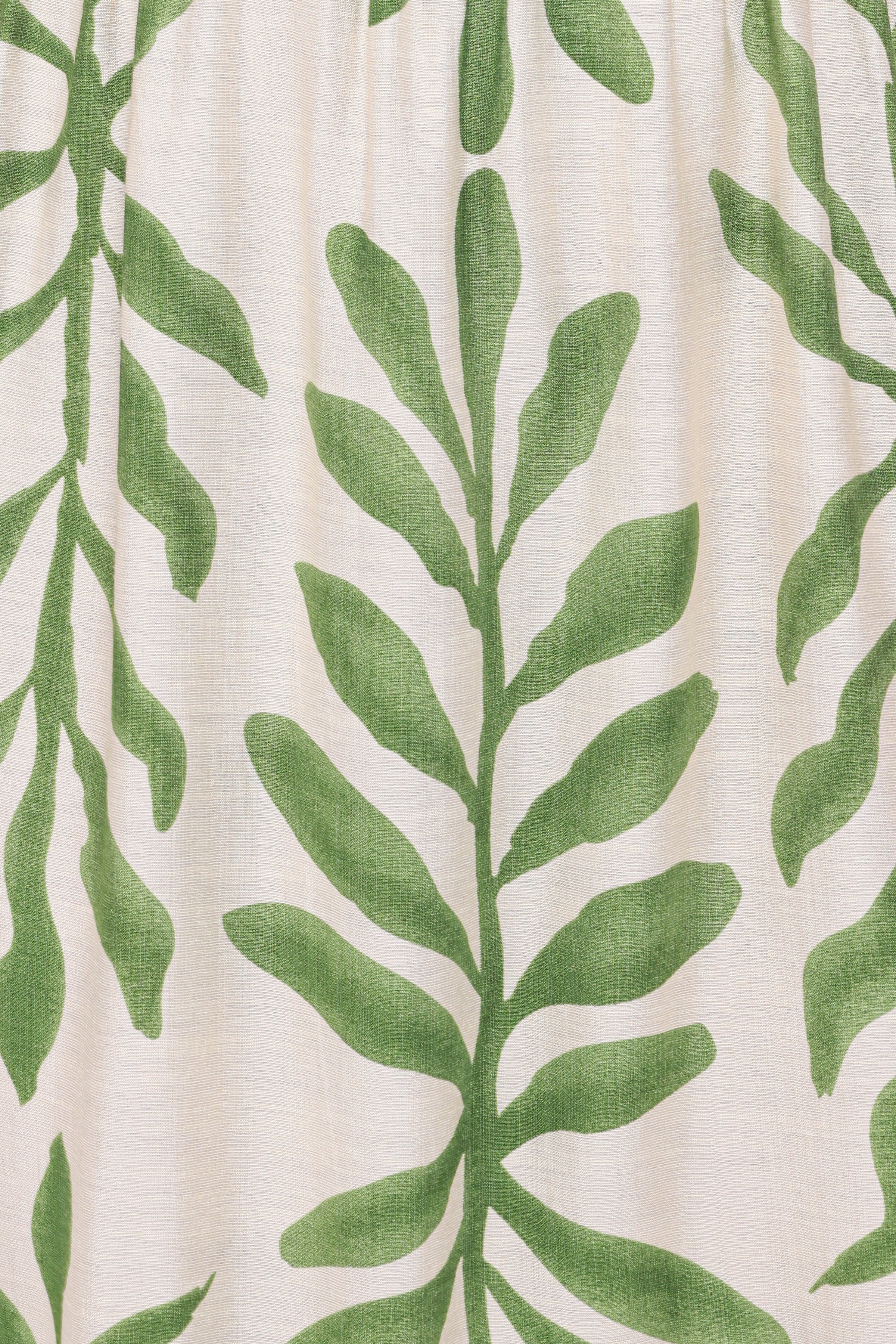 Petal and Pup USA DRESSES Steele Puff Sleeve Midi Dress - Green Palm