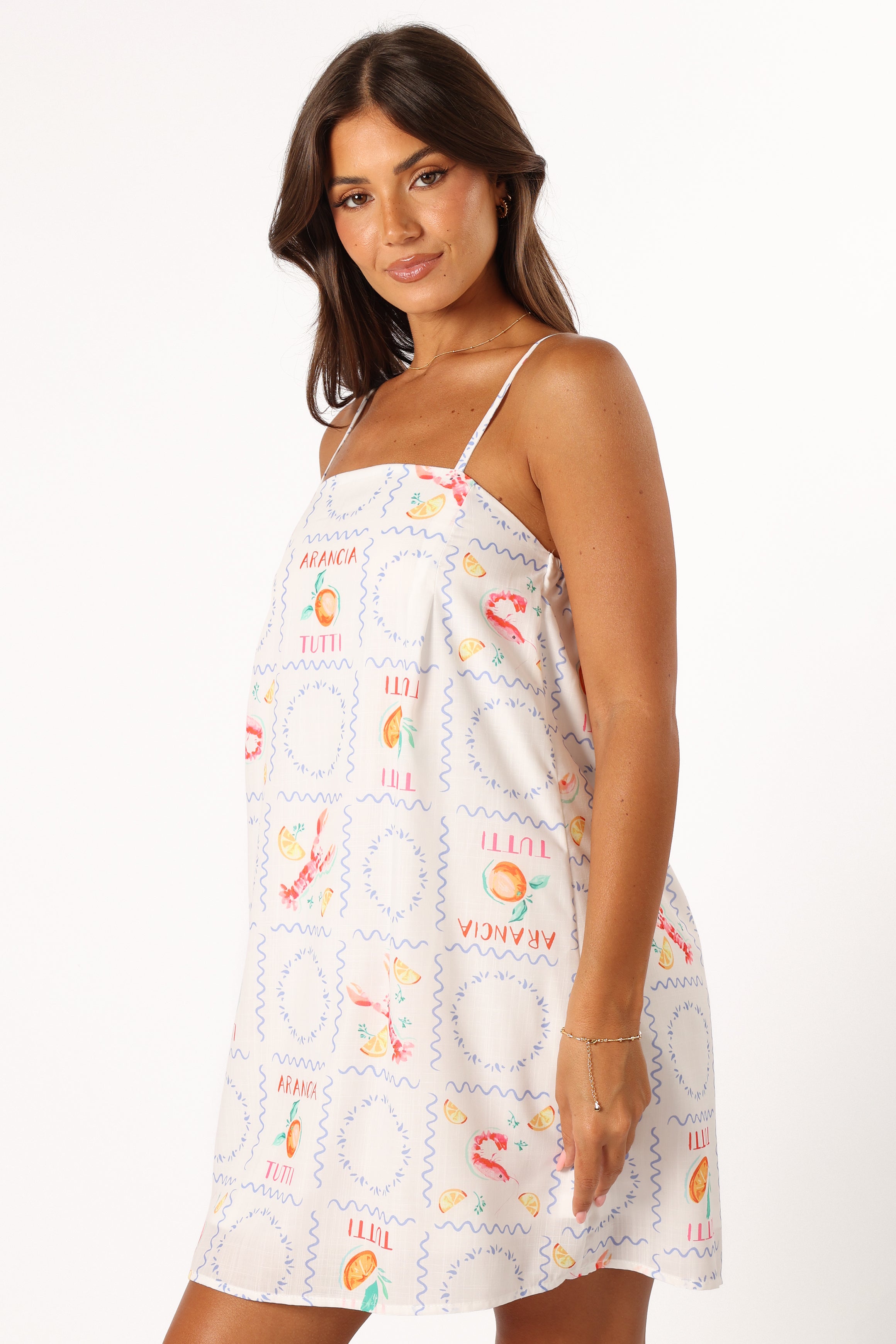 Petal and Pup USA DRESSES Surri Mini Dress - White