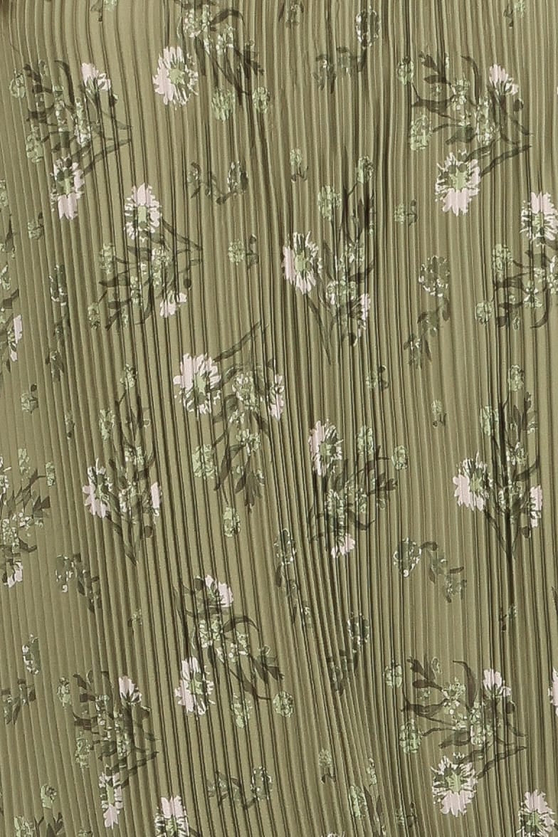 Petal and Pup USA DRESSES Sylvie Strapless Midi Dress - Sage Botanical (Hold for Rack)