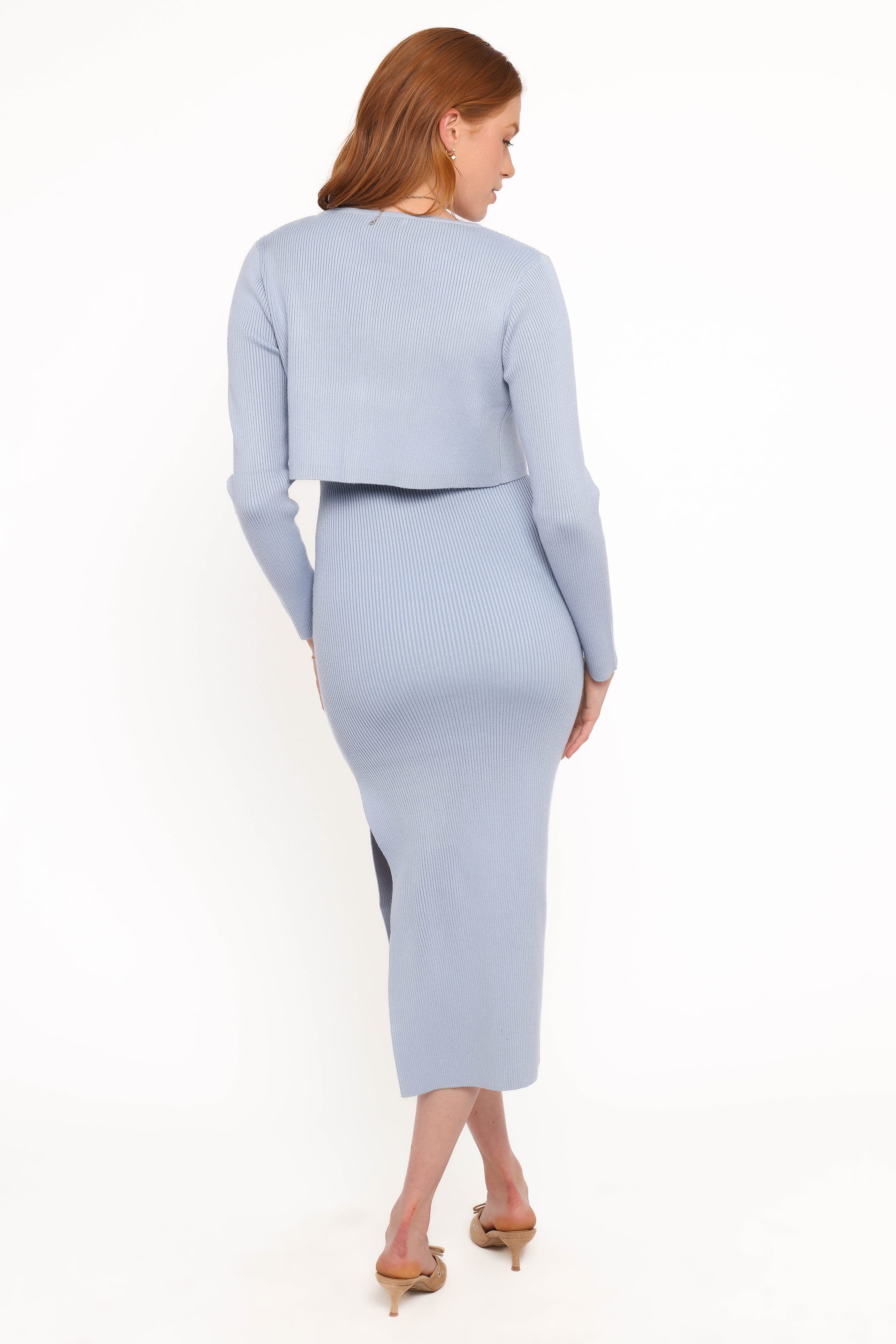 Petal and Pup USA DRESSES Tagum Midi Dress - Blue