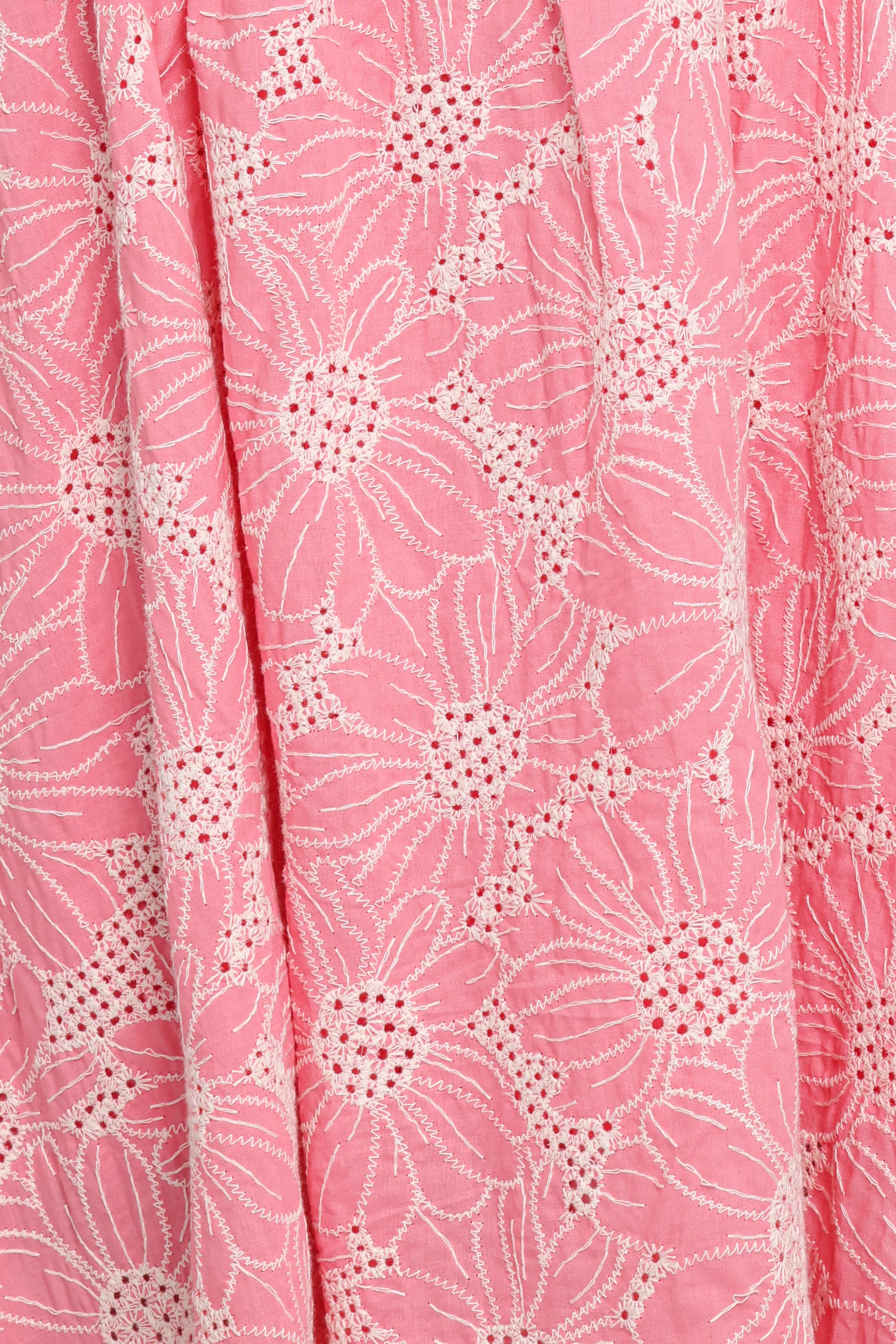Petal and Pup USA DRESSES Taila Halterneck Midi Dress - Pink