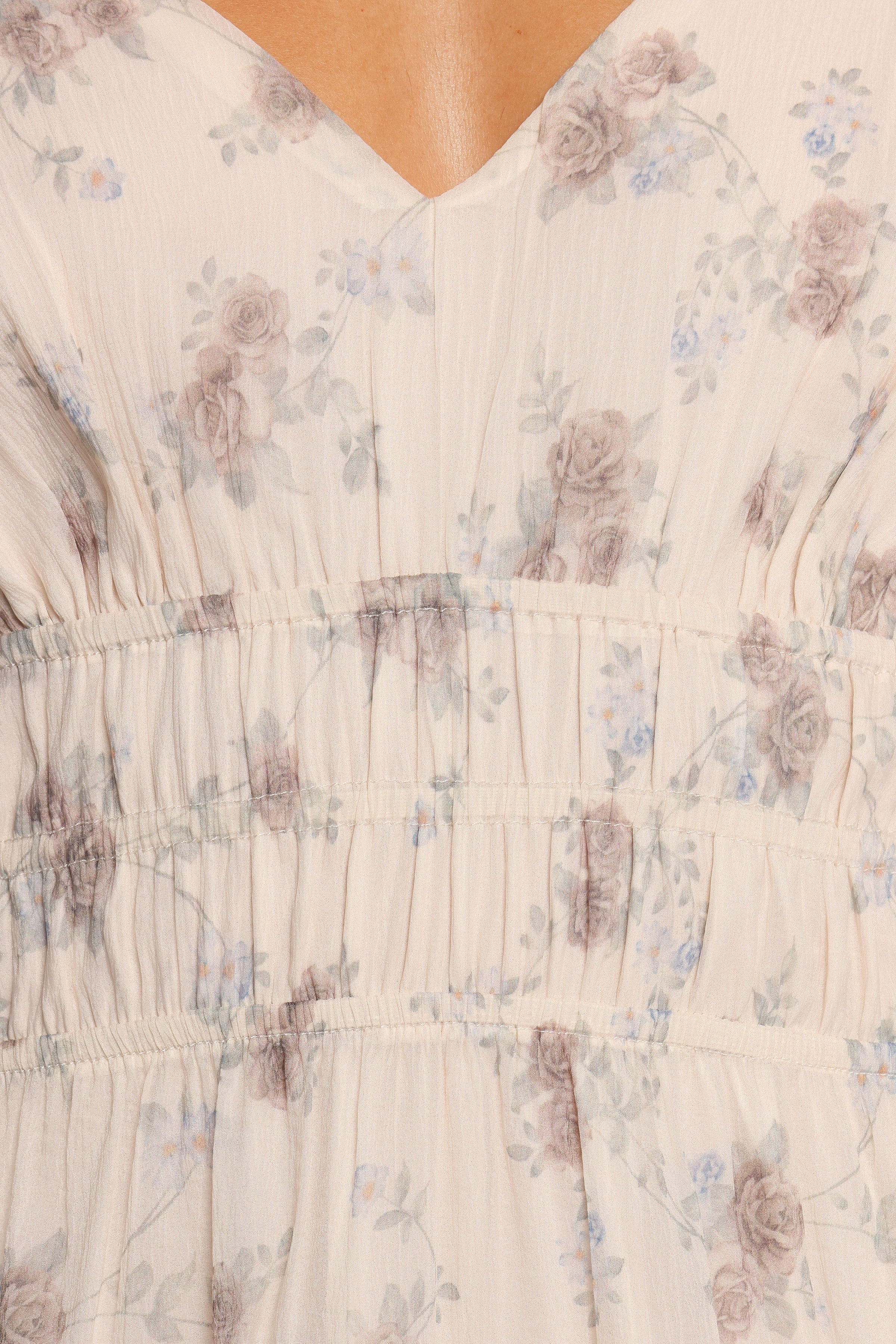 Petal and Pup USA DRESSES Talia Maxi Dress - Cream Multi Floral (Hold for Rack)
