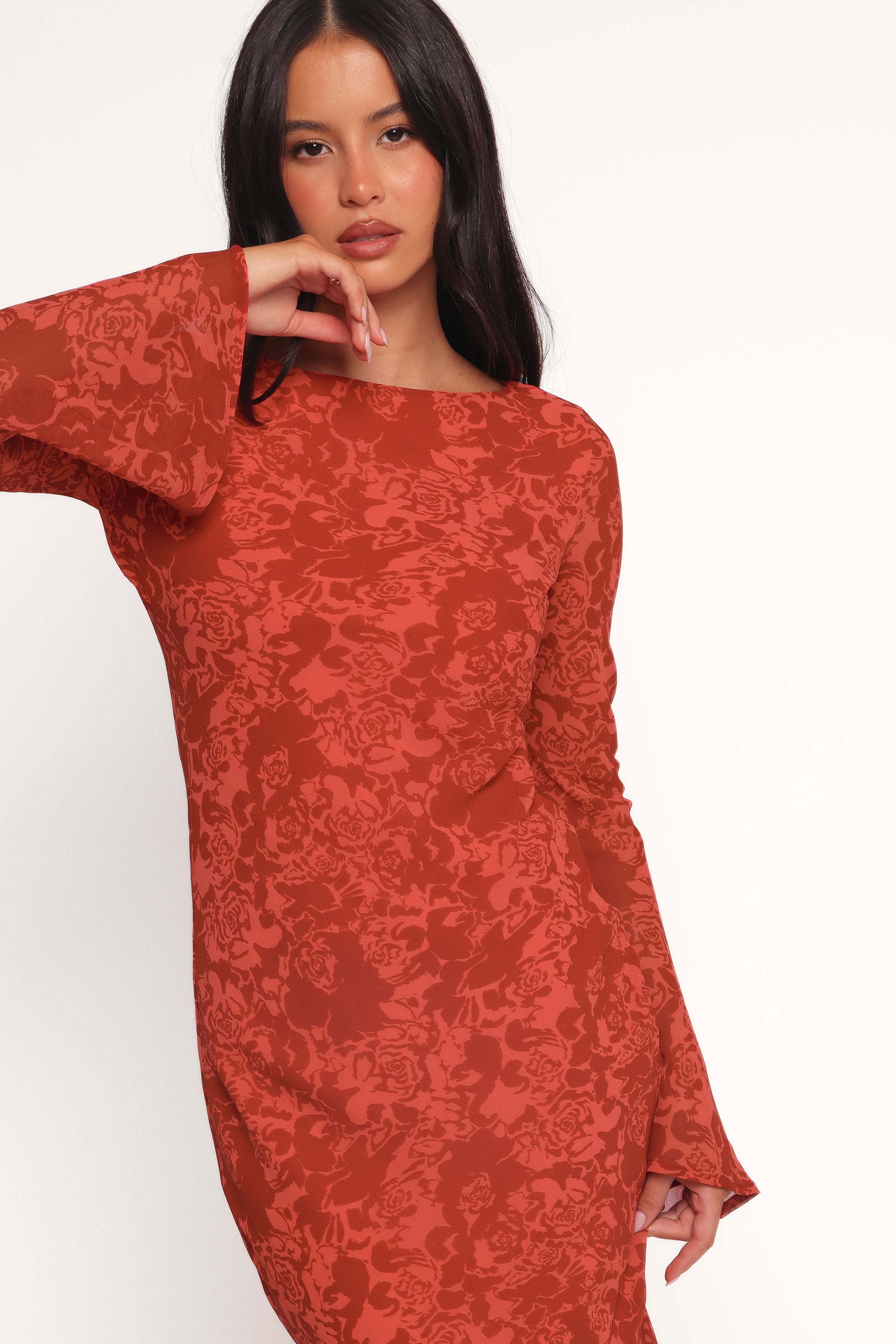 Petal and Pup USA DRESSES Talitha Maxi Dress - Red Roses