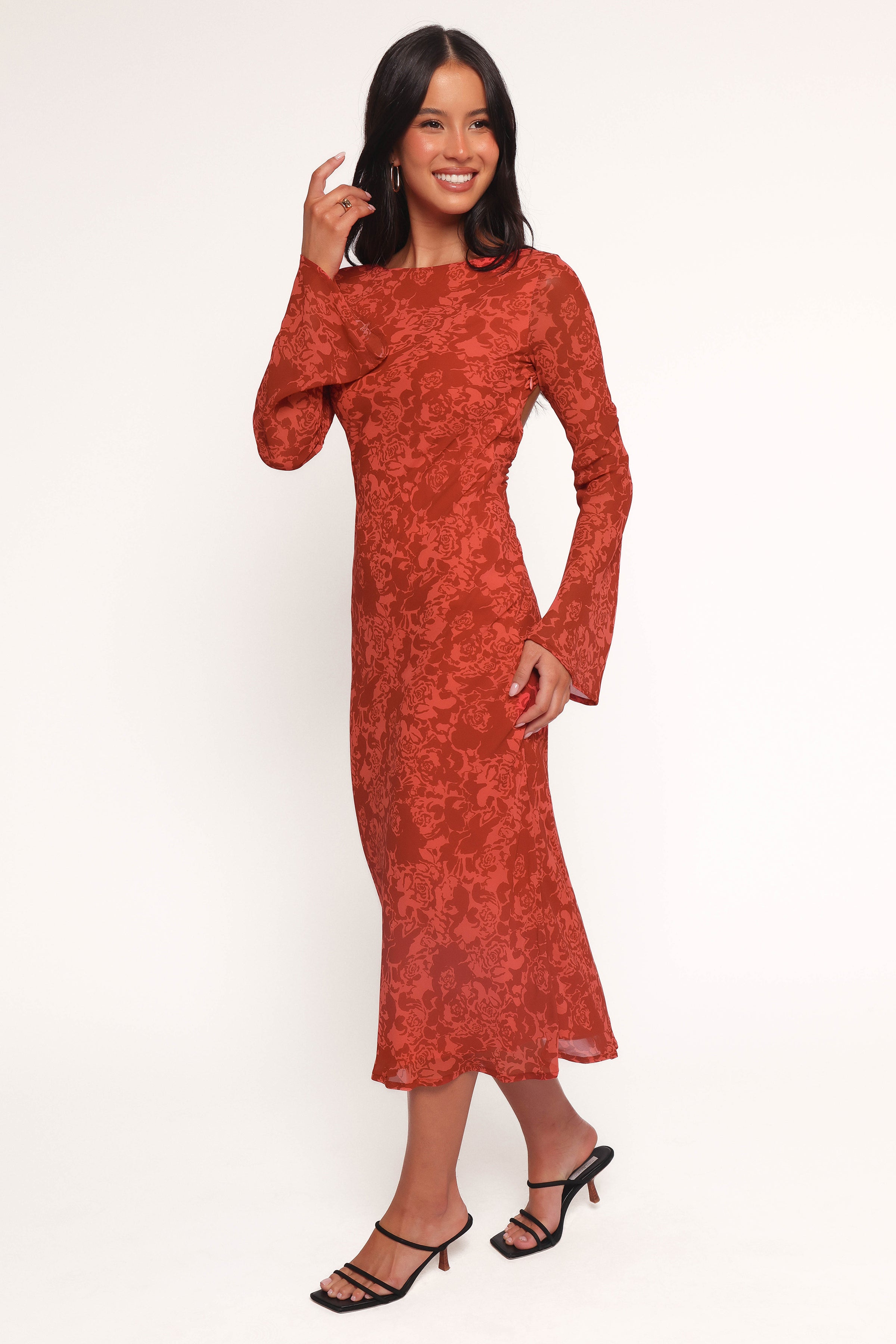 Petal and Pup USA DRESSES Talitha Maxi Dress - Red Roses