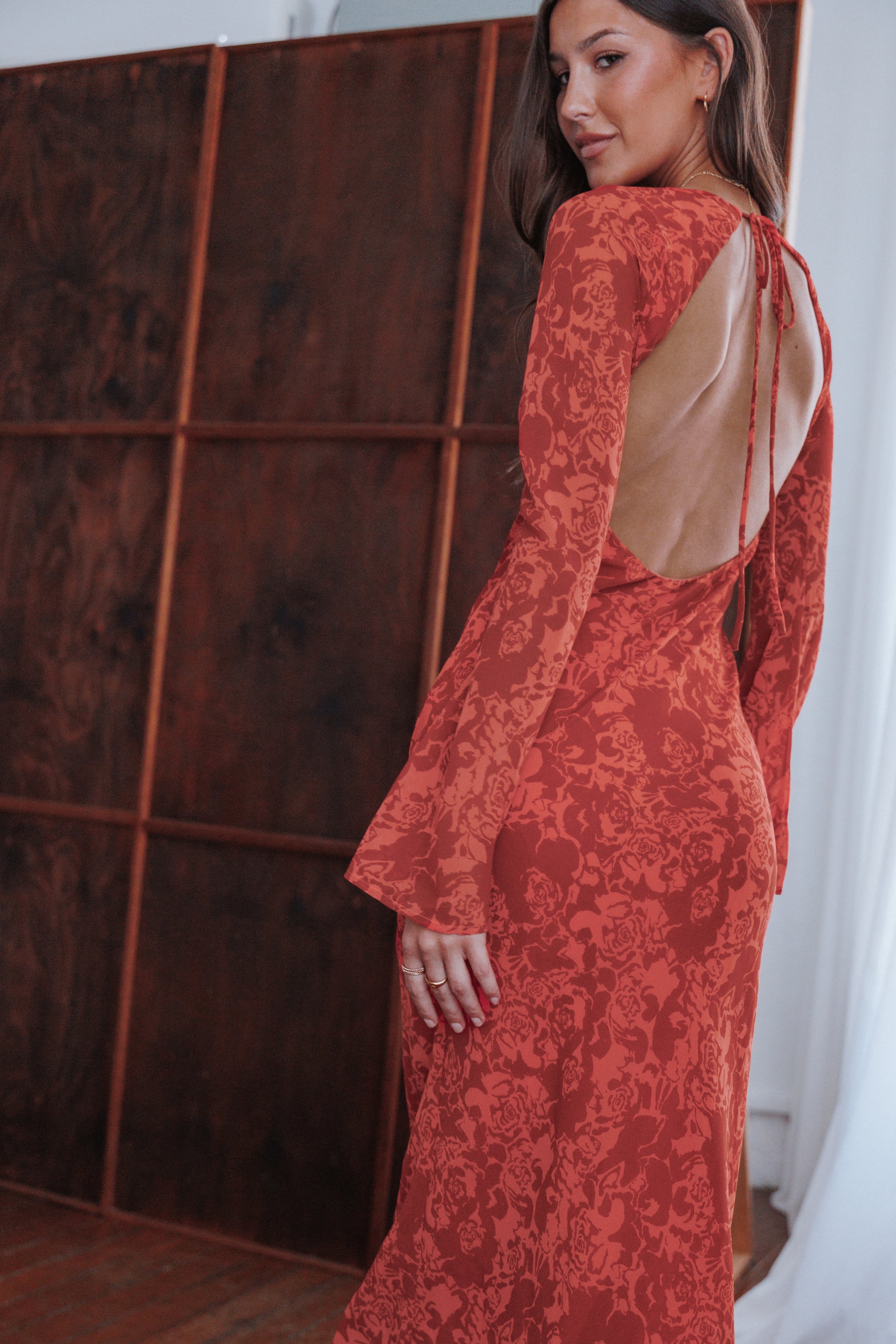 Petal and Pup USA DRESSES Talitha Maxi Dress - Red Roses