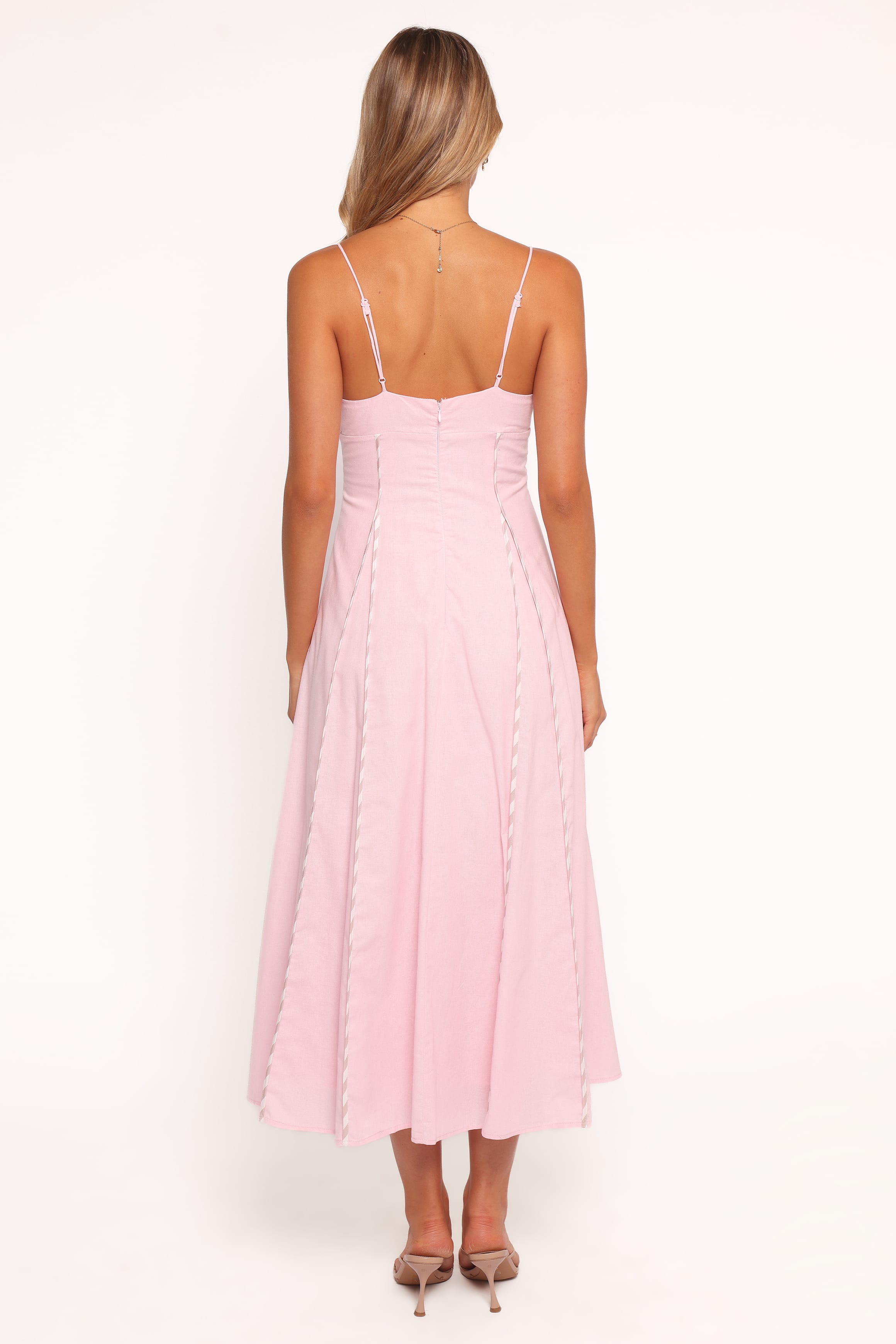 Petal and Pup USA DRESSES Talyn Midi Dress - Pink
