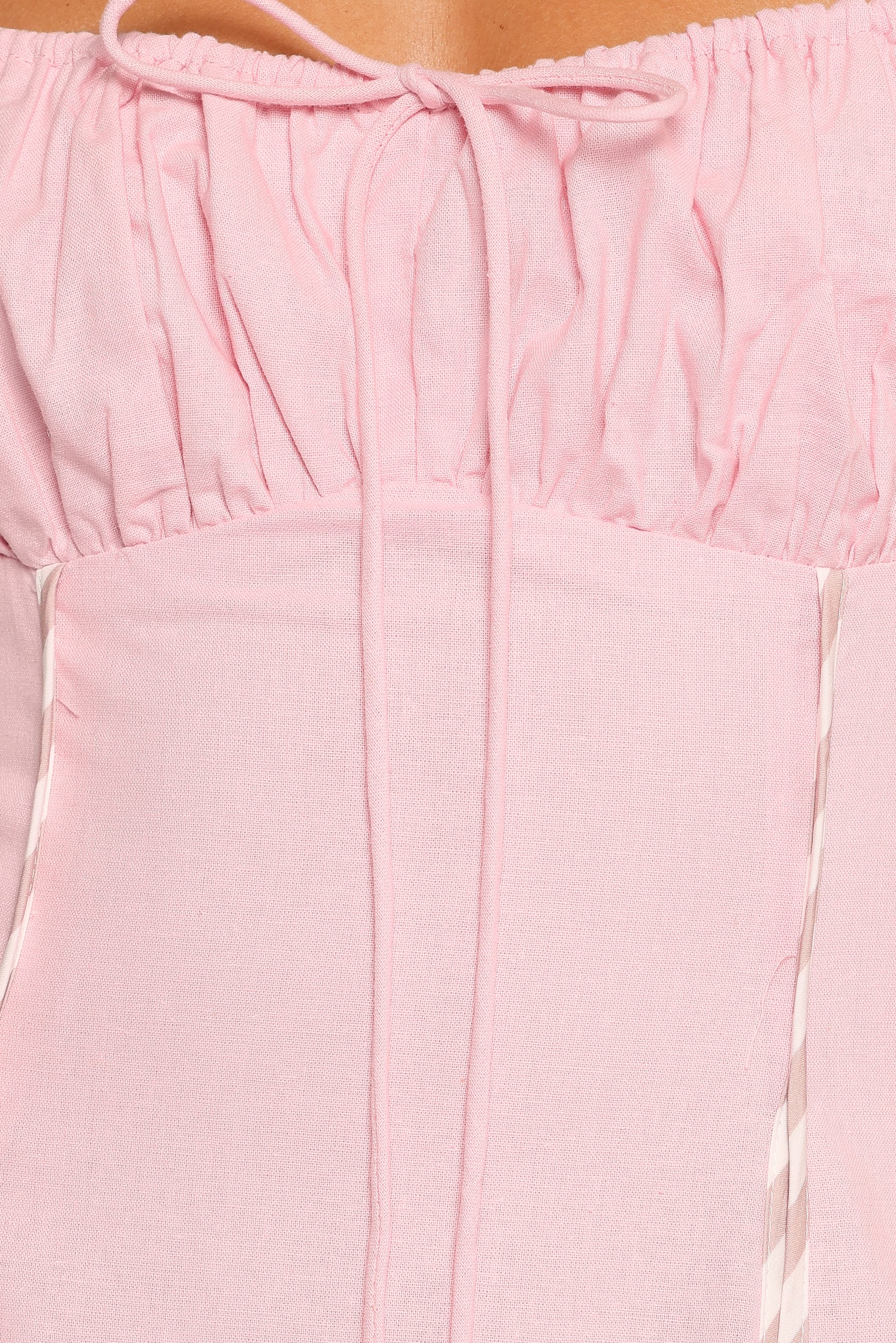 Petal and Pup USA DRESSES Talyn Midi Dress - Pink