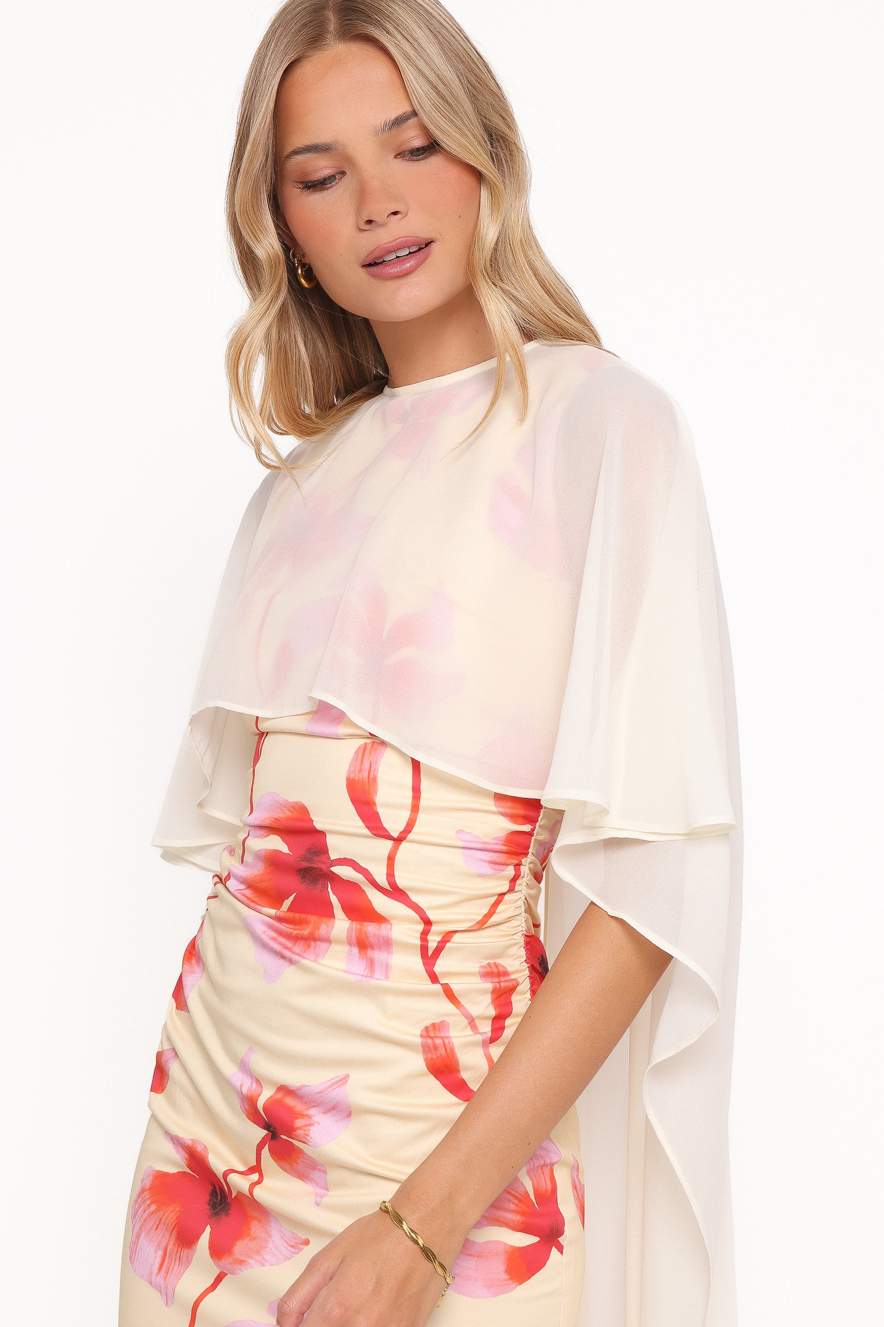 Petal and Pup USA DRESSES Tamzyn Maxi Dress - Pink Floral