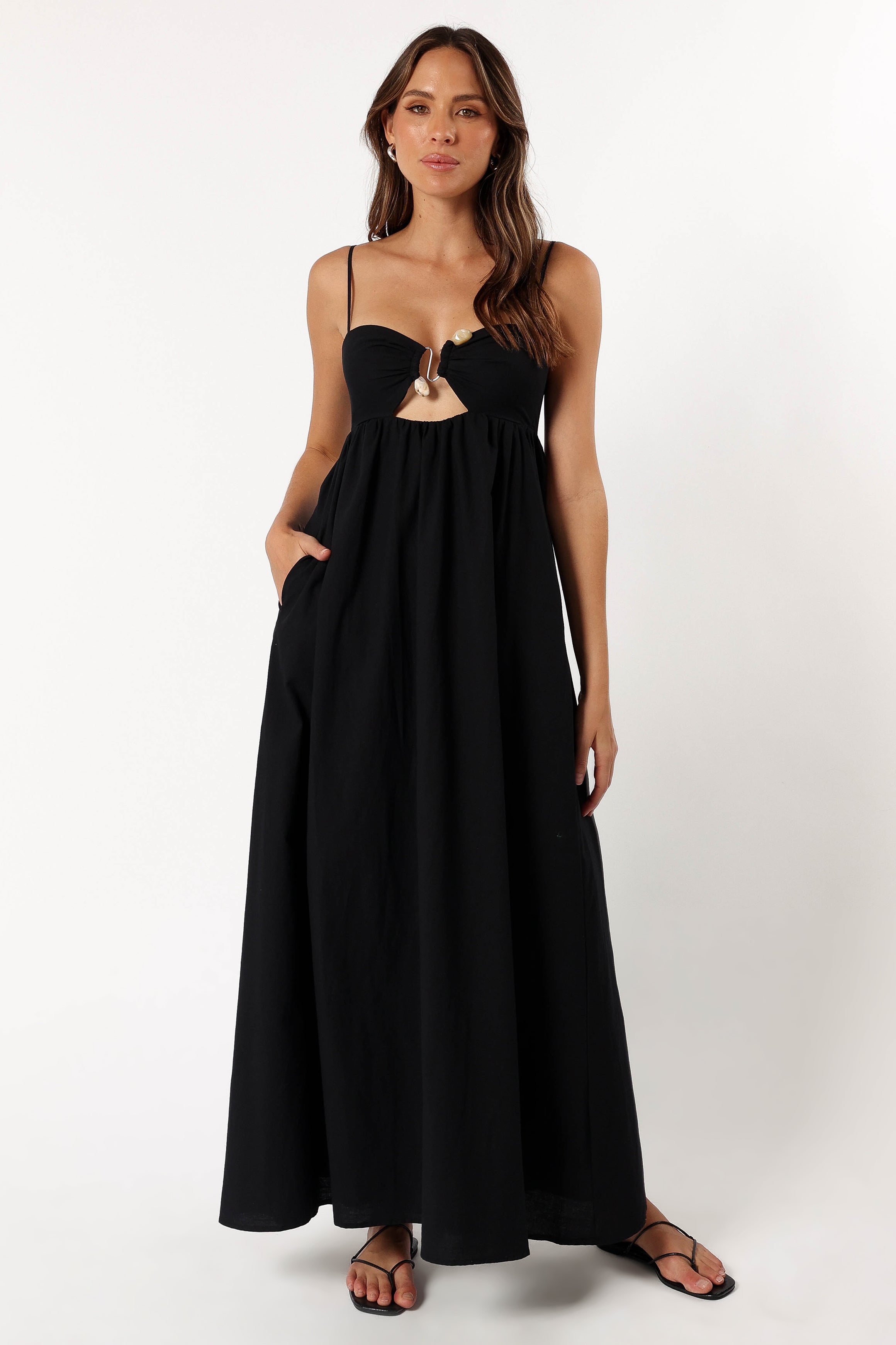 Petal and Pup USA DRESSES Tanala Maxi Dress - Black