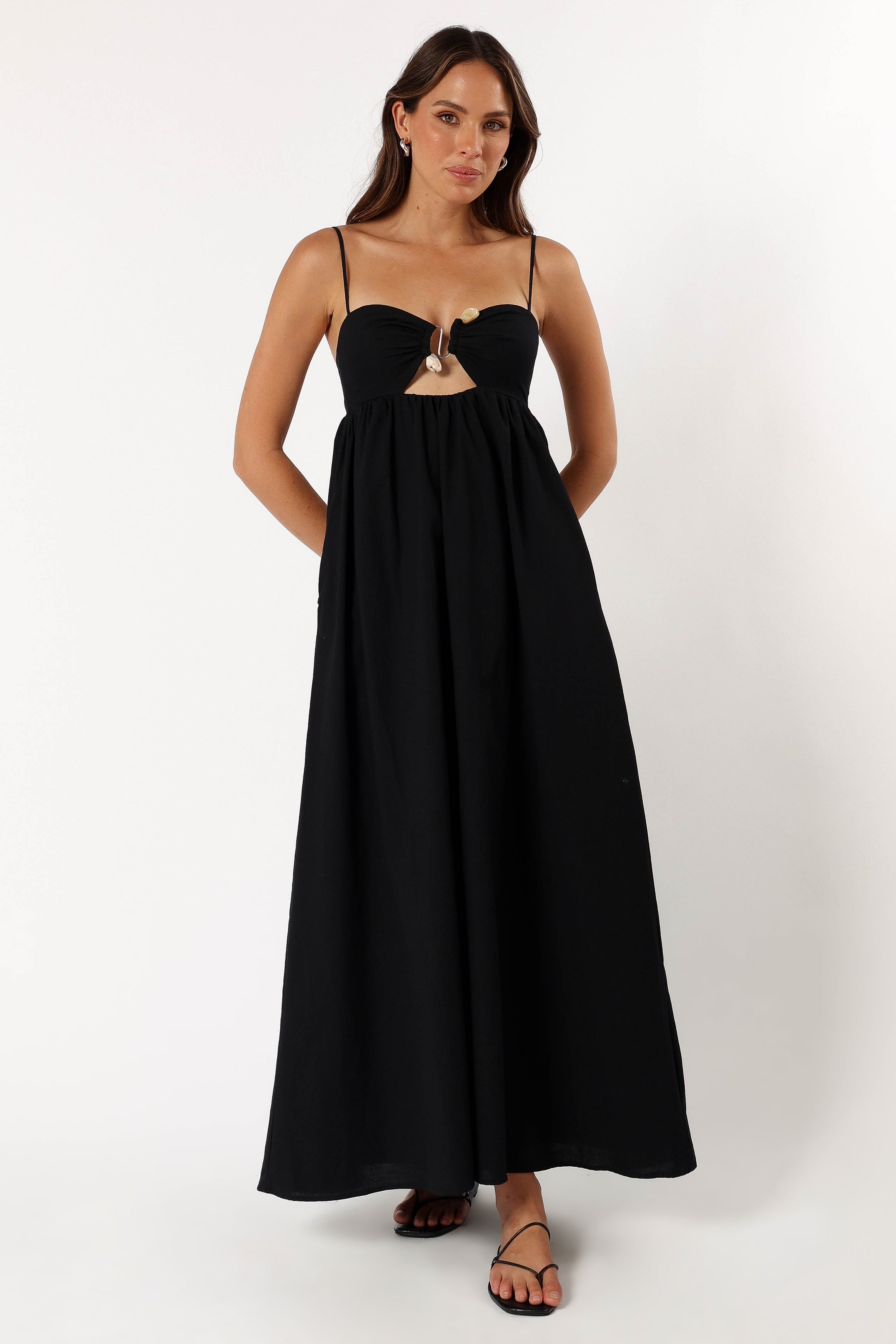 Petal and Pup USA DRESSES Tanala Maxi Dress - Black