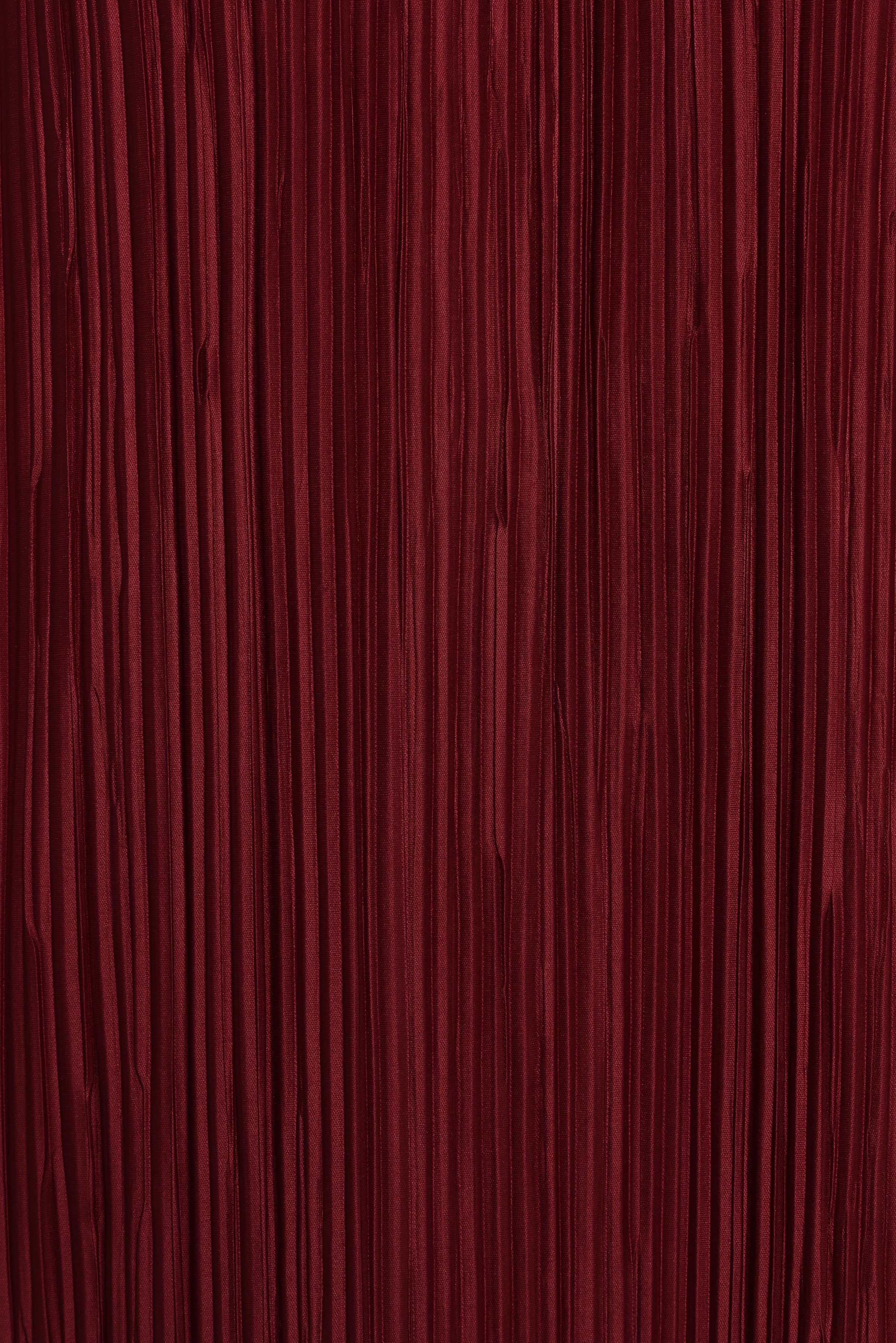 Petal and Pup USA DRESSES Tannikah Plisse Midi Dress - Ruby Wine (Hold for Rack)