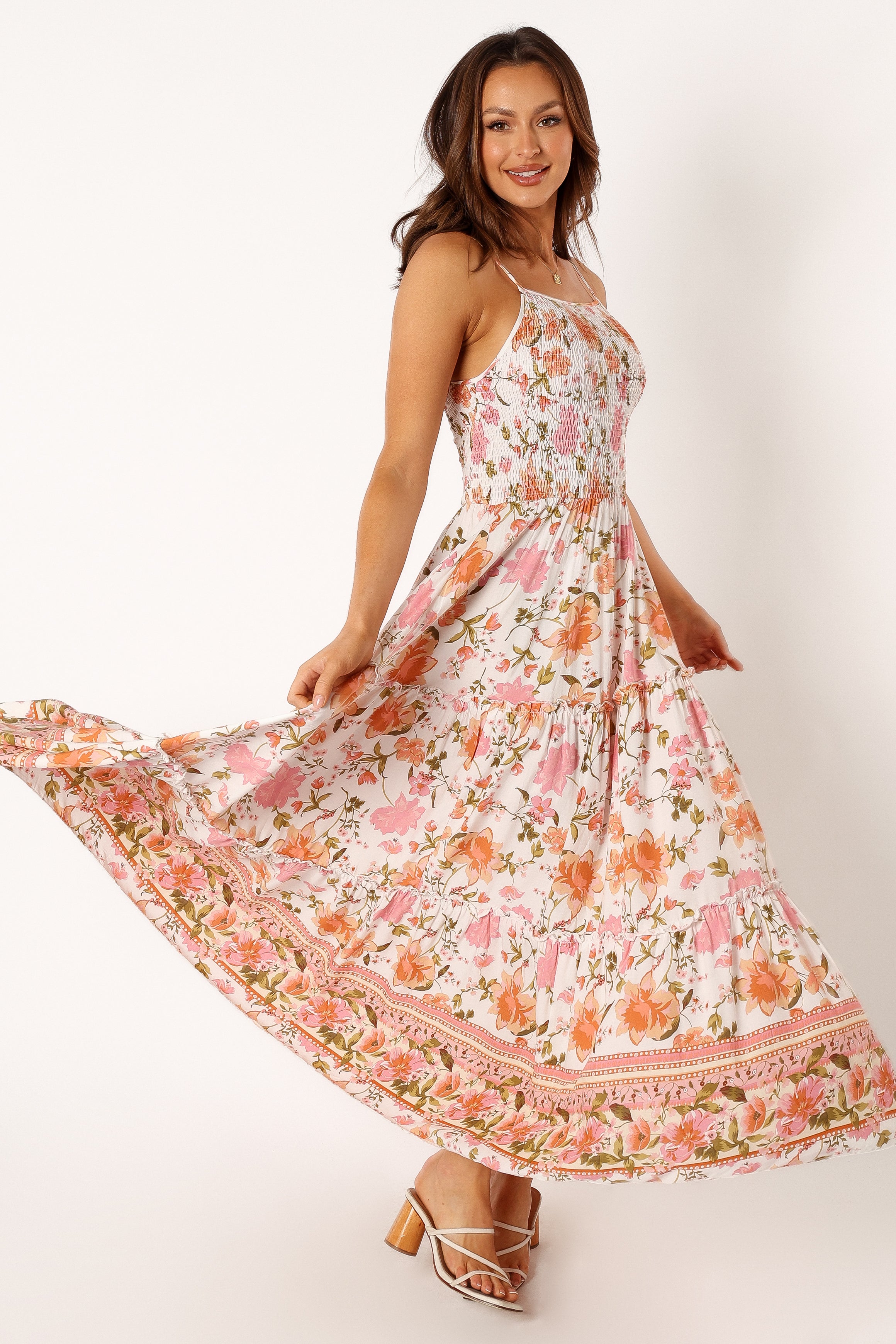 Petal and Pup USA DRESSES Tarah Midi Dress - Angelica Print