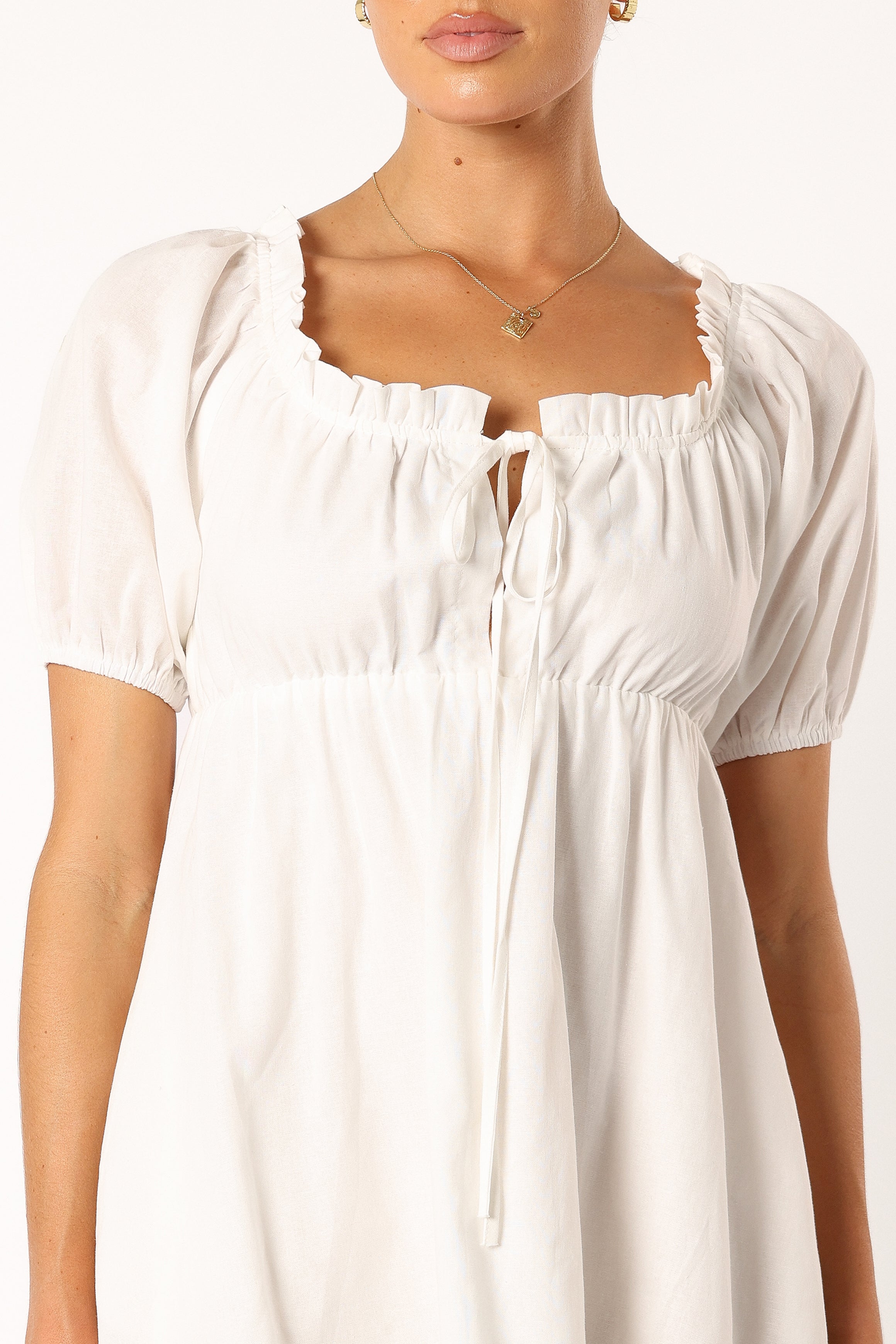 Petal and Pup USA DRESSES Taylin Mini Dress - White