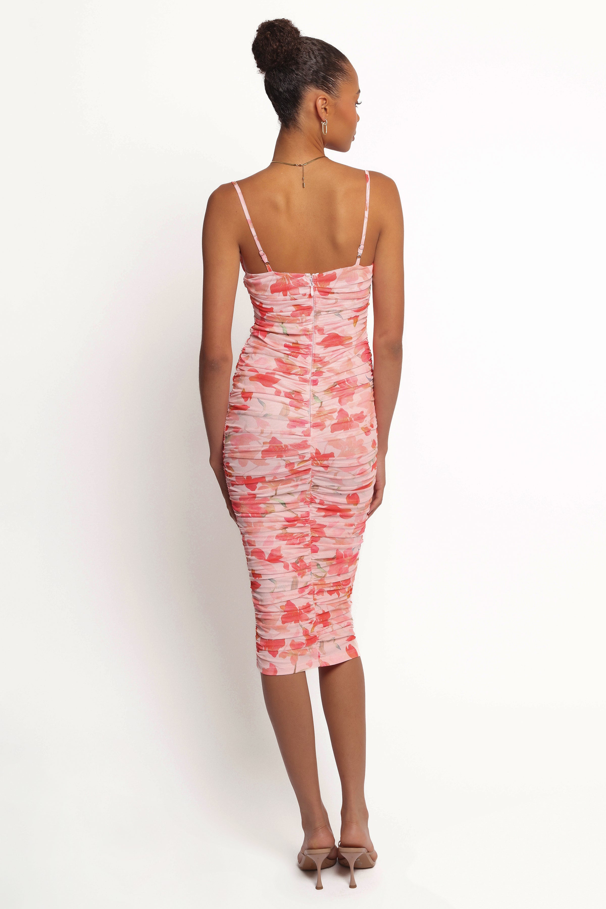 Petal and Pup USA DRESSES Tempest Midi Dress - Pink Floral (Hold for Amazon)
