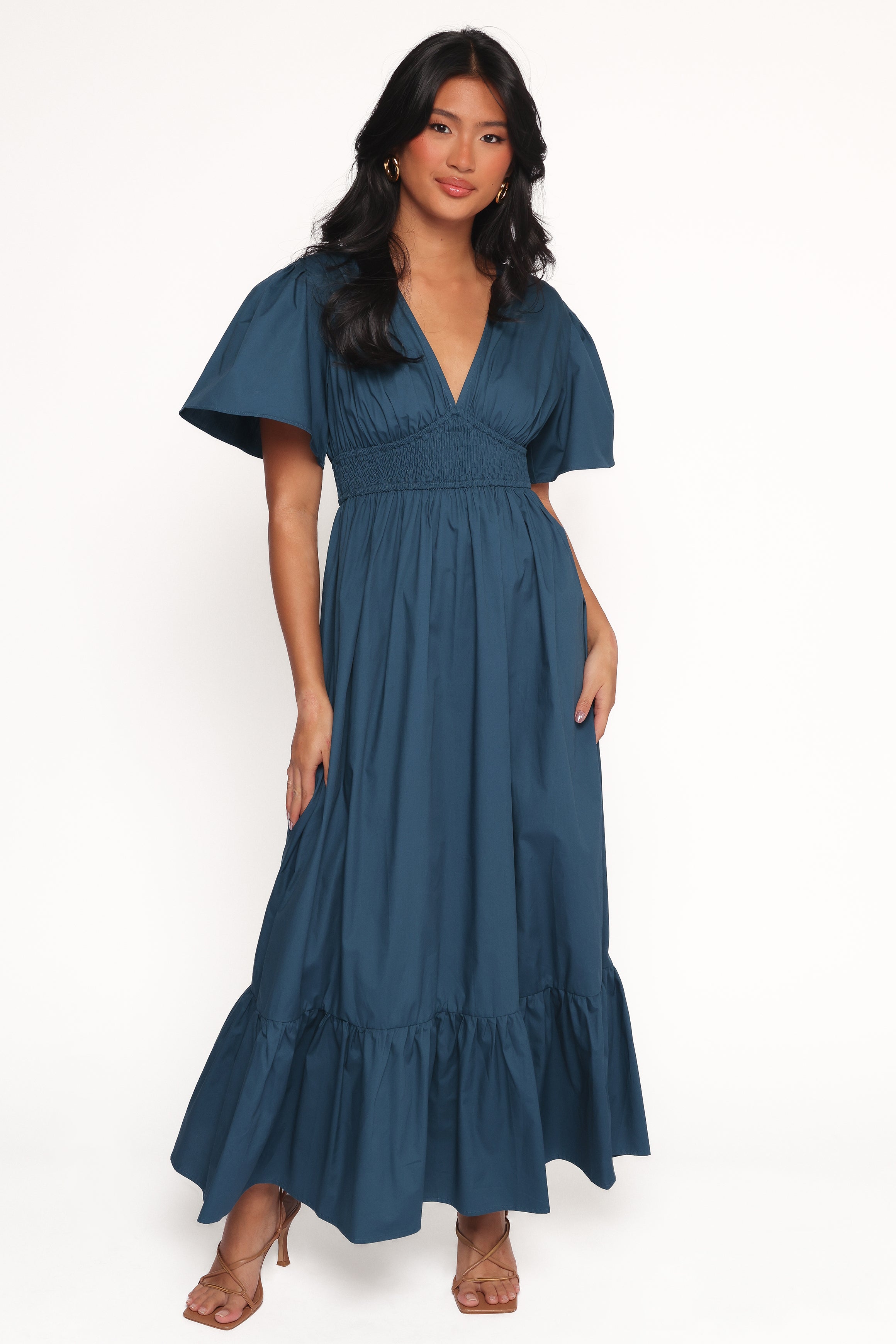Petal and Pup USA DRESSES Tessa Maxi Dress - Blue