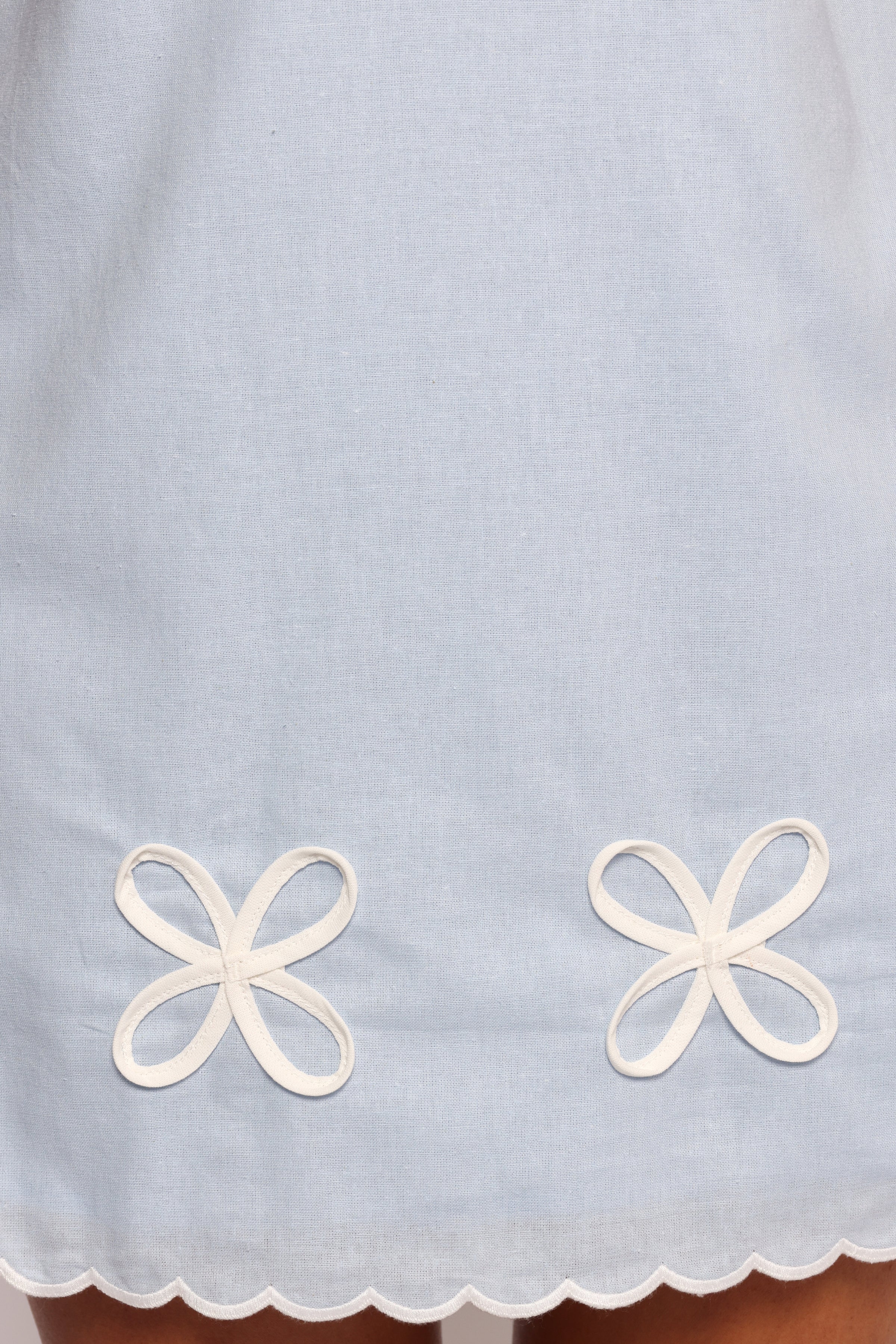 Petal and Pup USA DRESSES Thalia Mini Dress - Blue/White