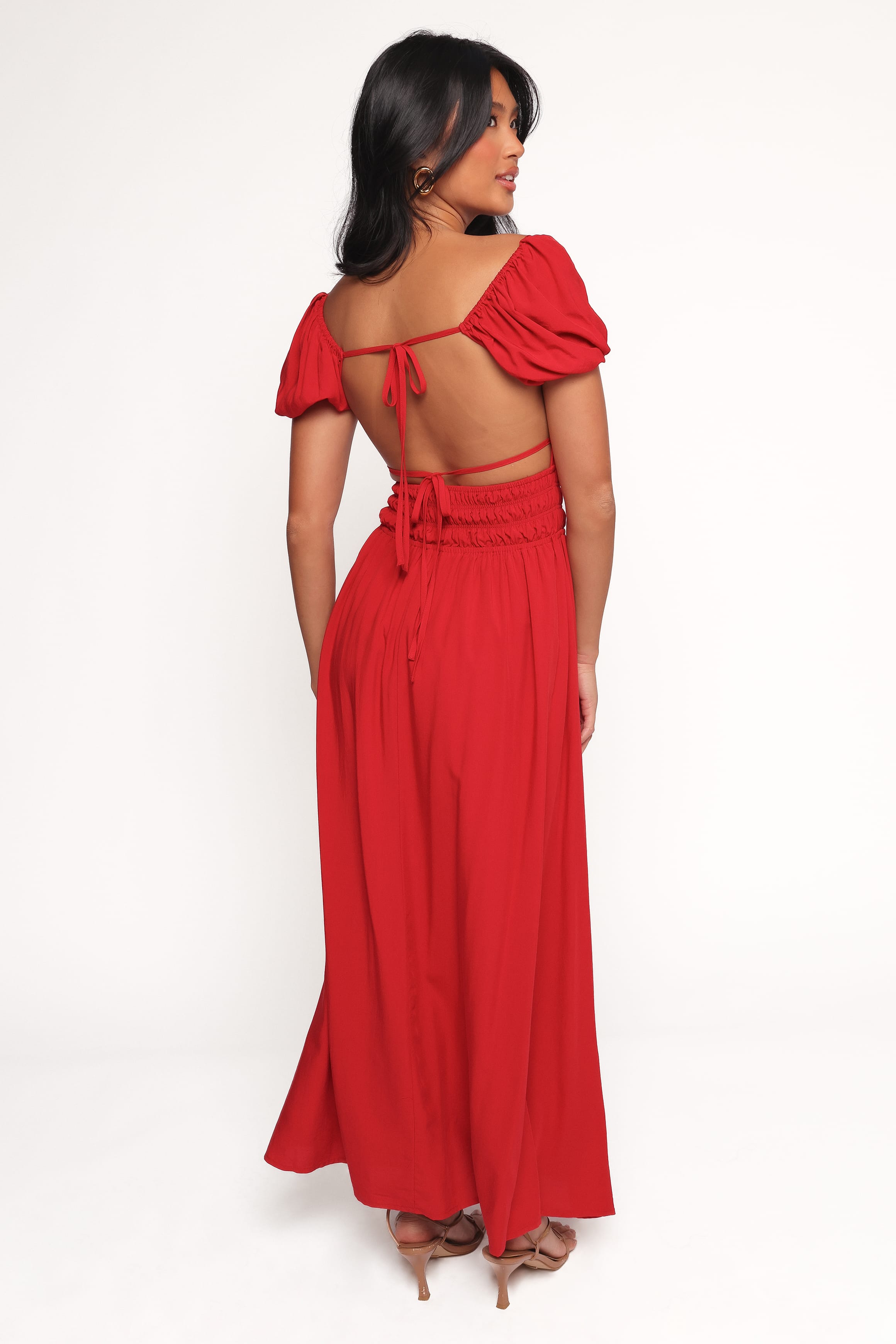 Petal and Pup USA DRESSES Theodora Maxi Dress - Red (Hold for Amazon)