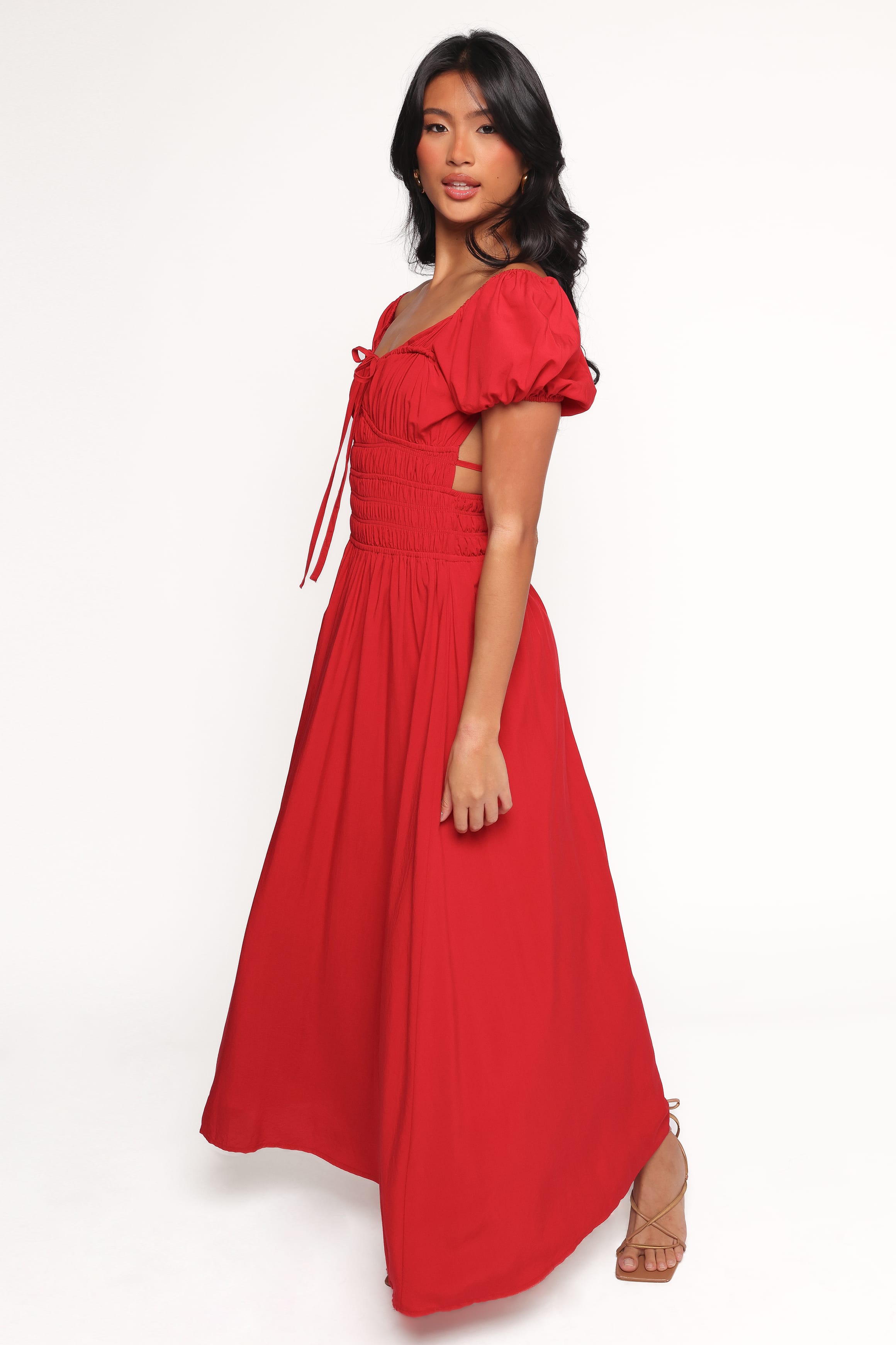 Petal and Pup USA DRESSES Theodora Maxi Dress - Red (Hold for Amazon)