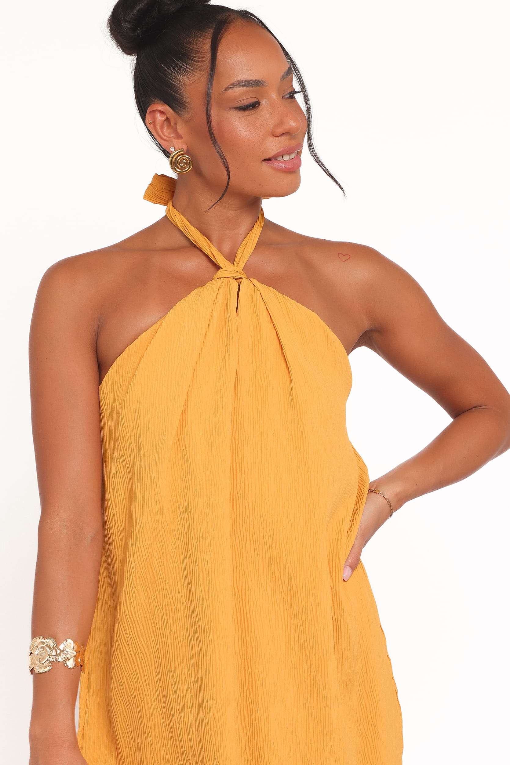 Petal and Pup USA DRESSES Theophania Maxi Dress - Mango