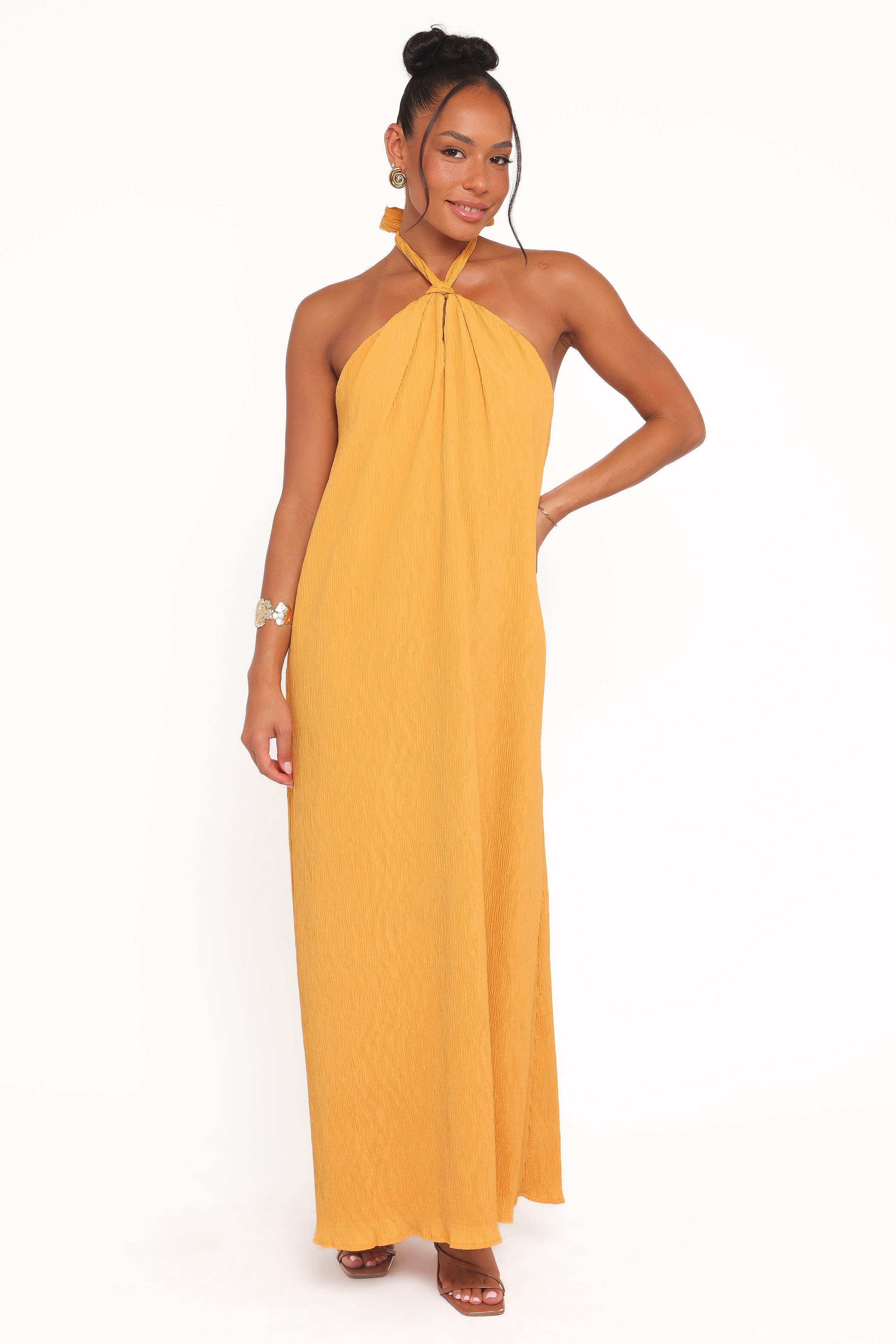 Petal and Pup USA DRESSES Theophania Maxi Dress - Mango