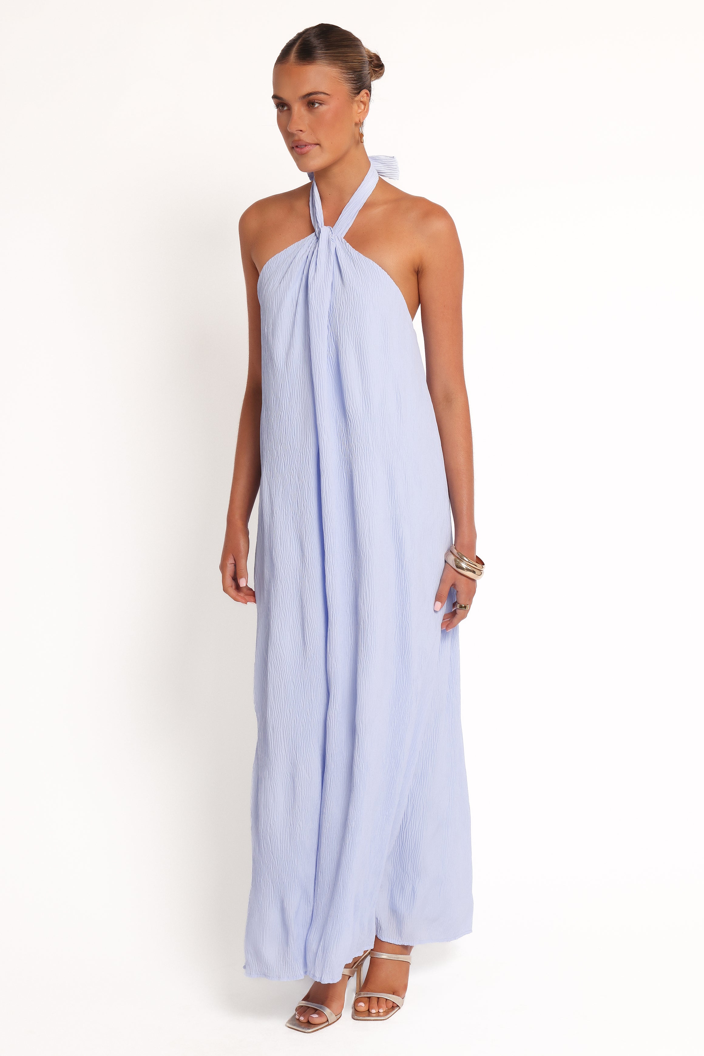 Petal and Pup USA DRESSES Theophania Maxi Dress - Pale Blue