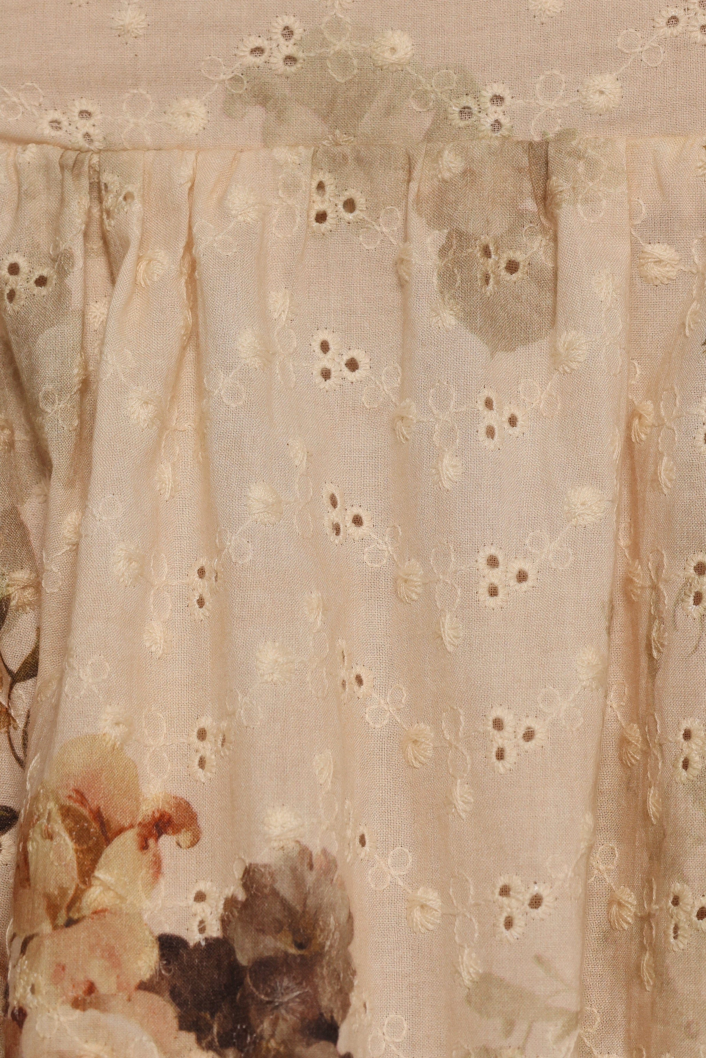 Petal and Pup USA DRESSES Tiarny Mini Dress - Beige Floral