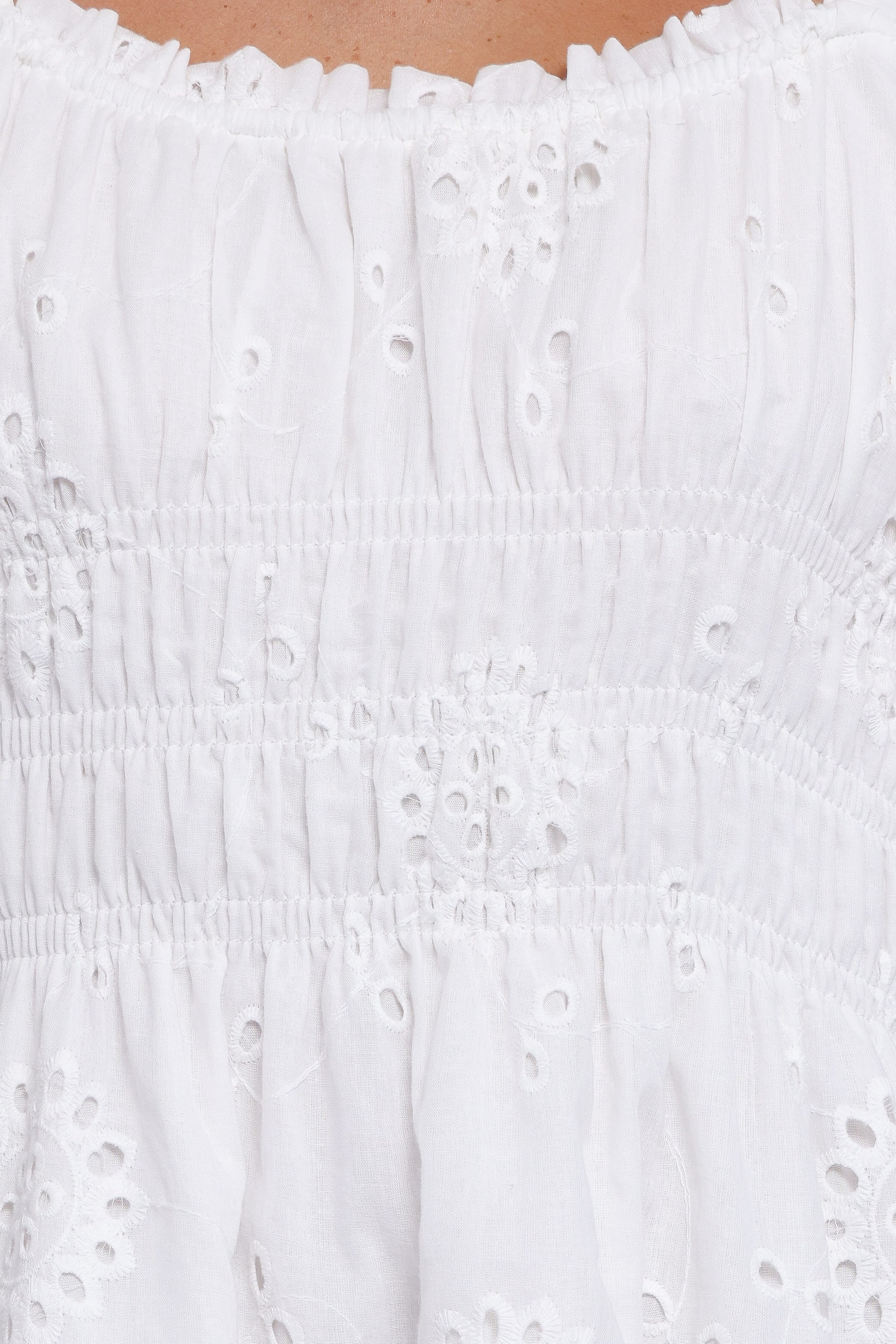Petal and Pup USA DRESSES Tierney Mini Dress - White