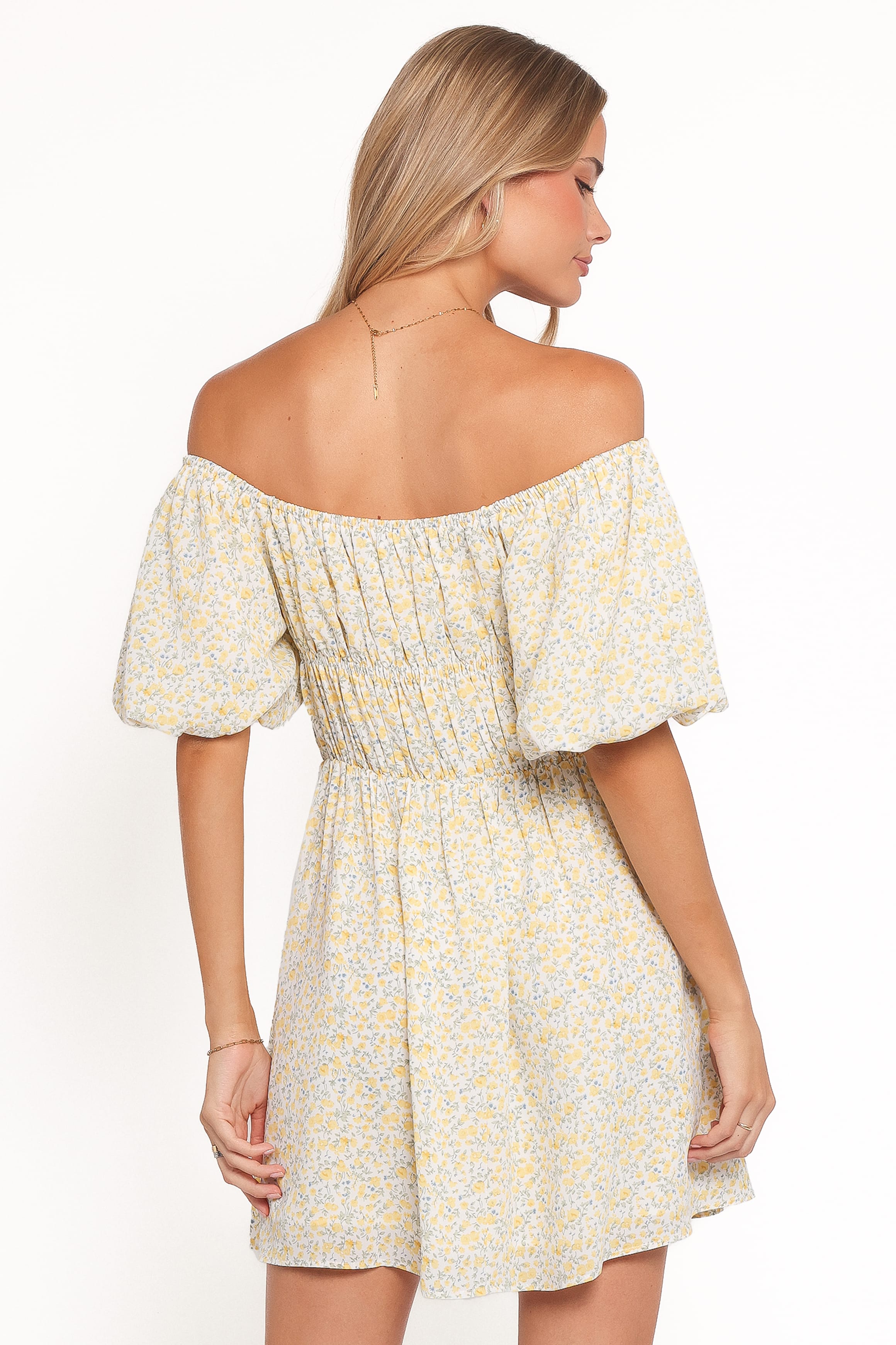 Petal and Pup USA DRESSES Tori Off Shoulder Mini Dress - Floral