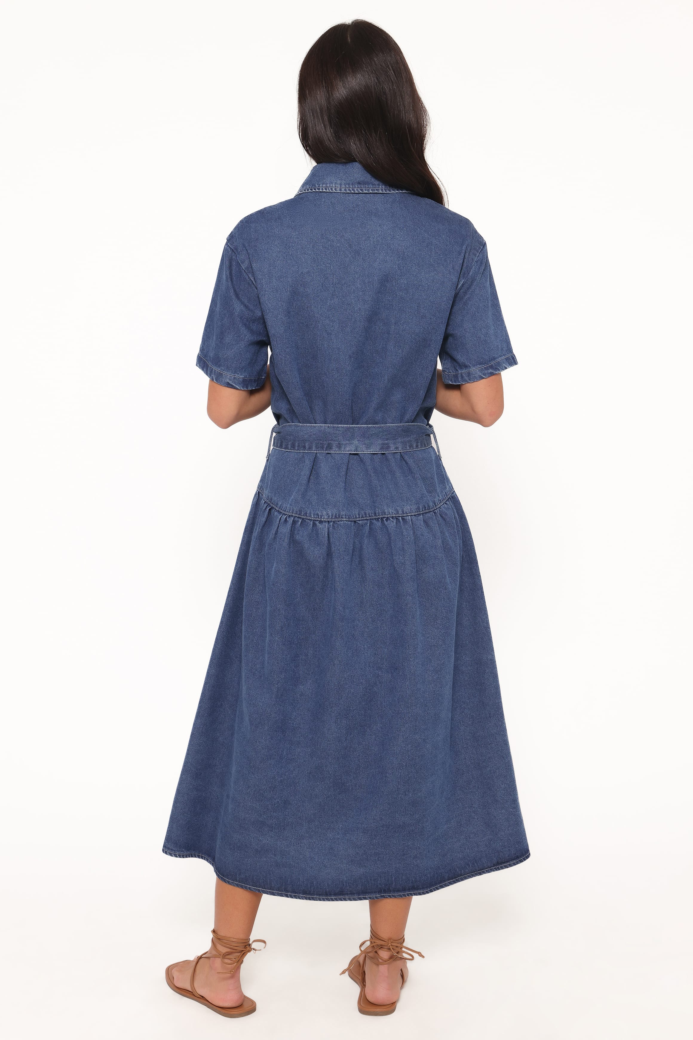 Petal and Pup USA DRESSES Tova Midi Dress - Blue