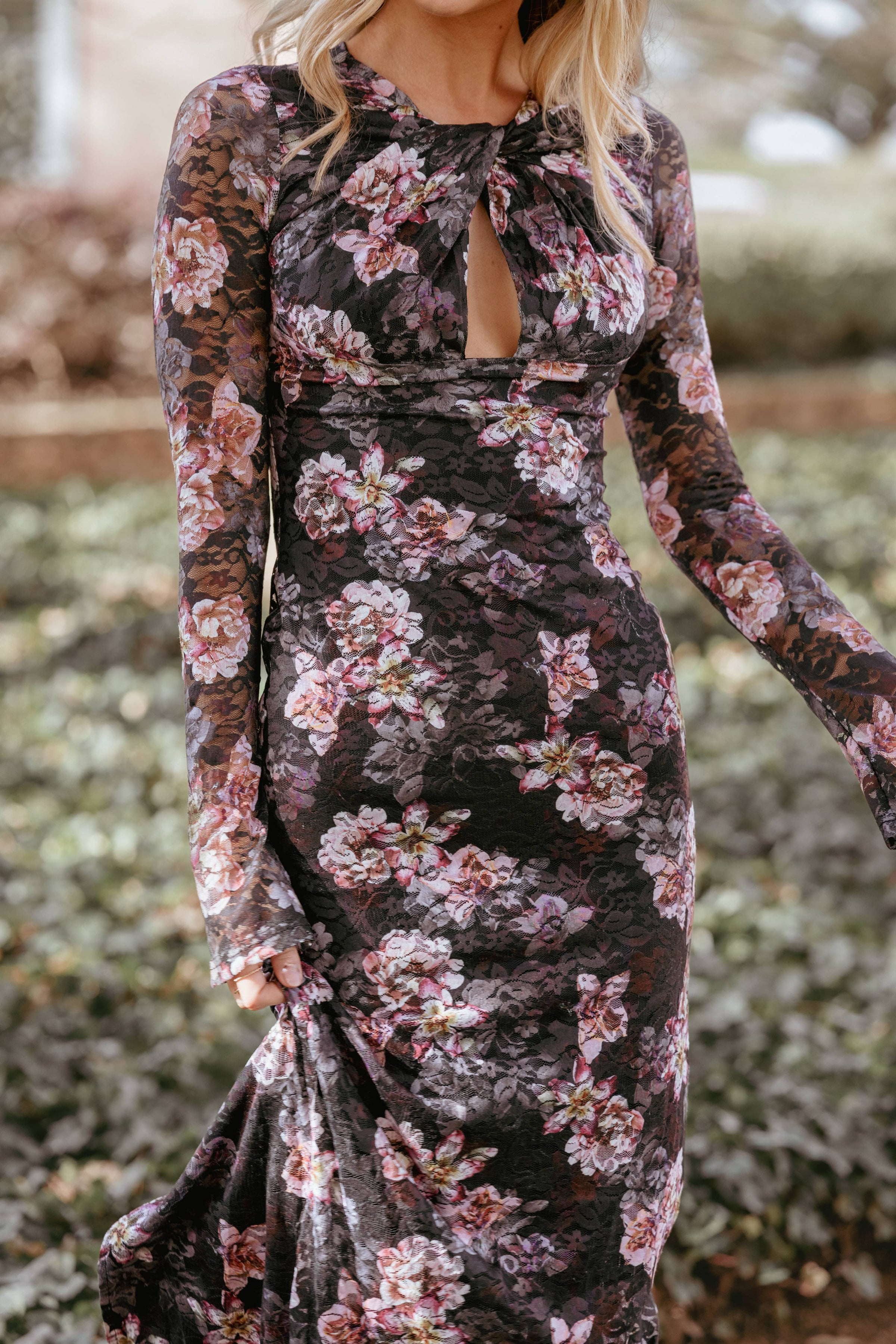 Petal and Pup USA DRESSES Trilby Maxi Dress - Floral Lace