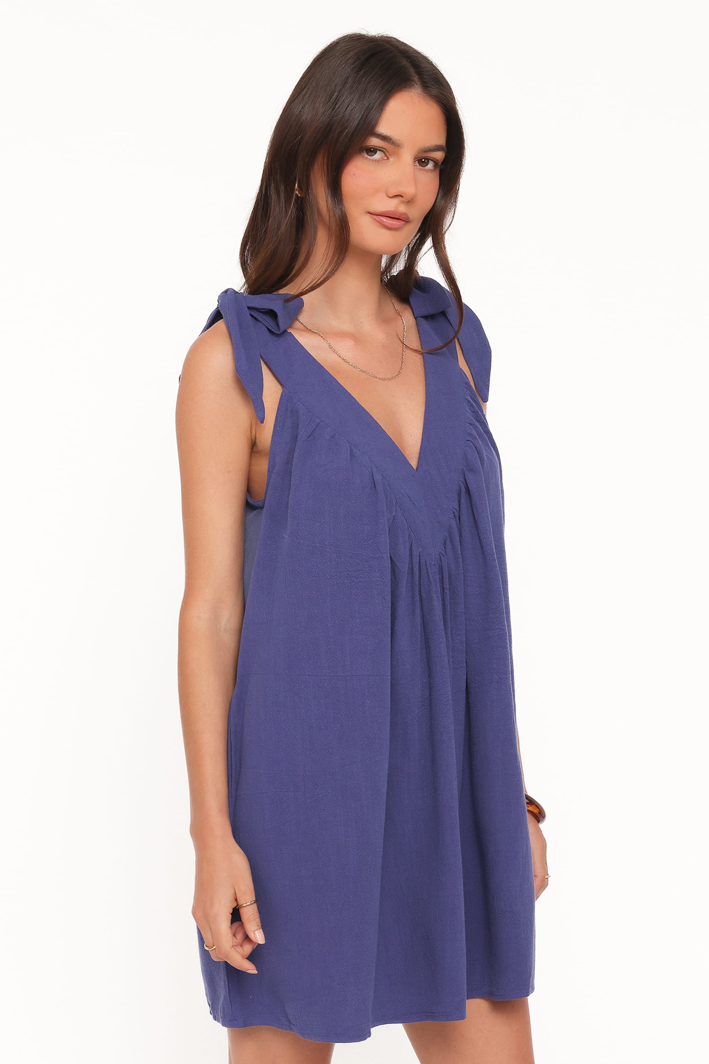 Petal and Pup USA DRESSES Trina Mini Dress - Navy