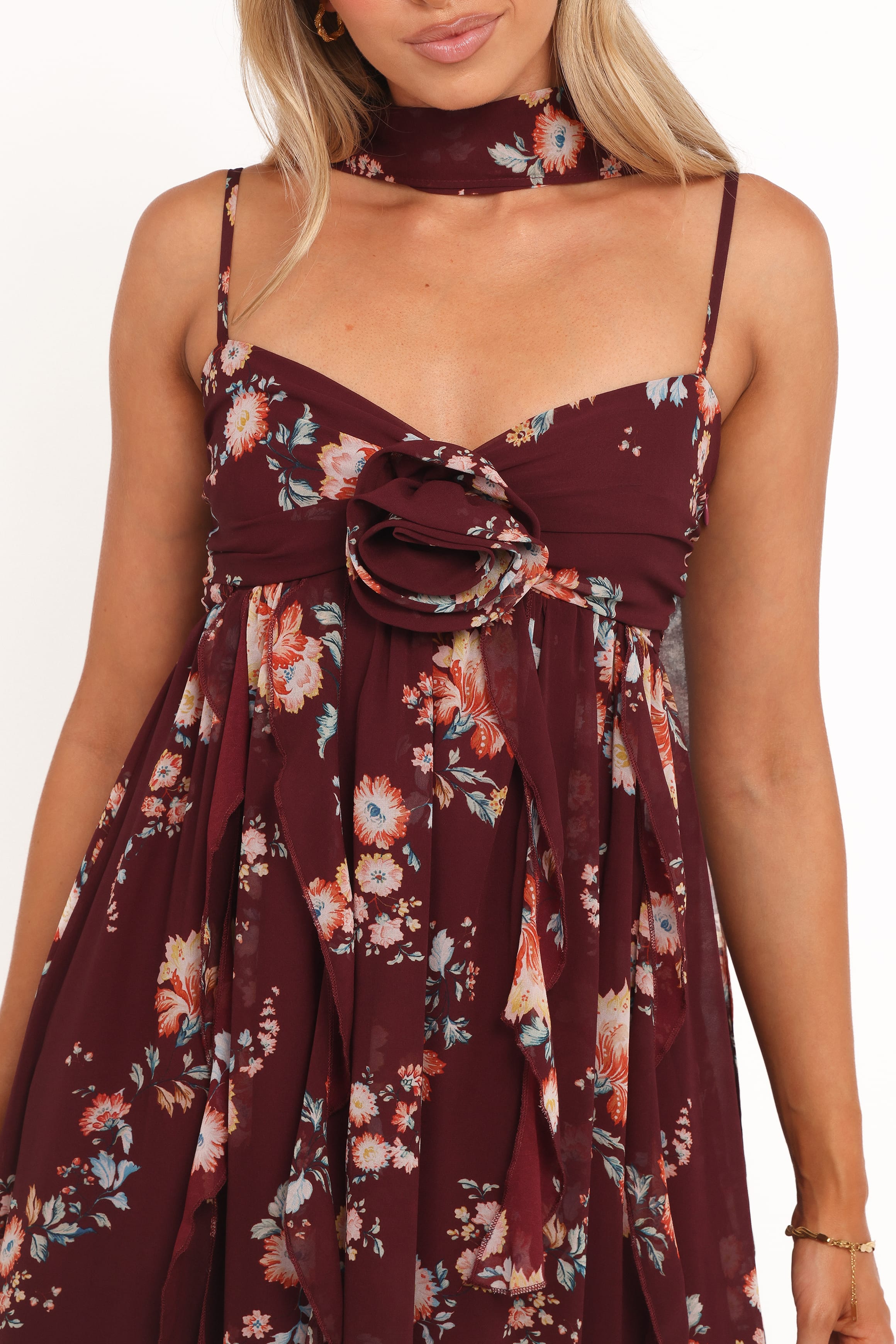 Petal and Pup USA DRESSES Tully Maxi Dress - Berry Floral