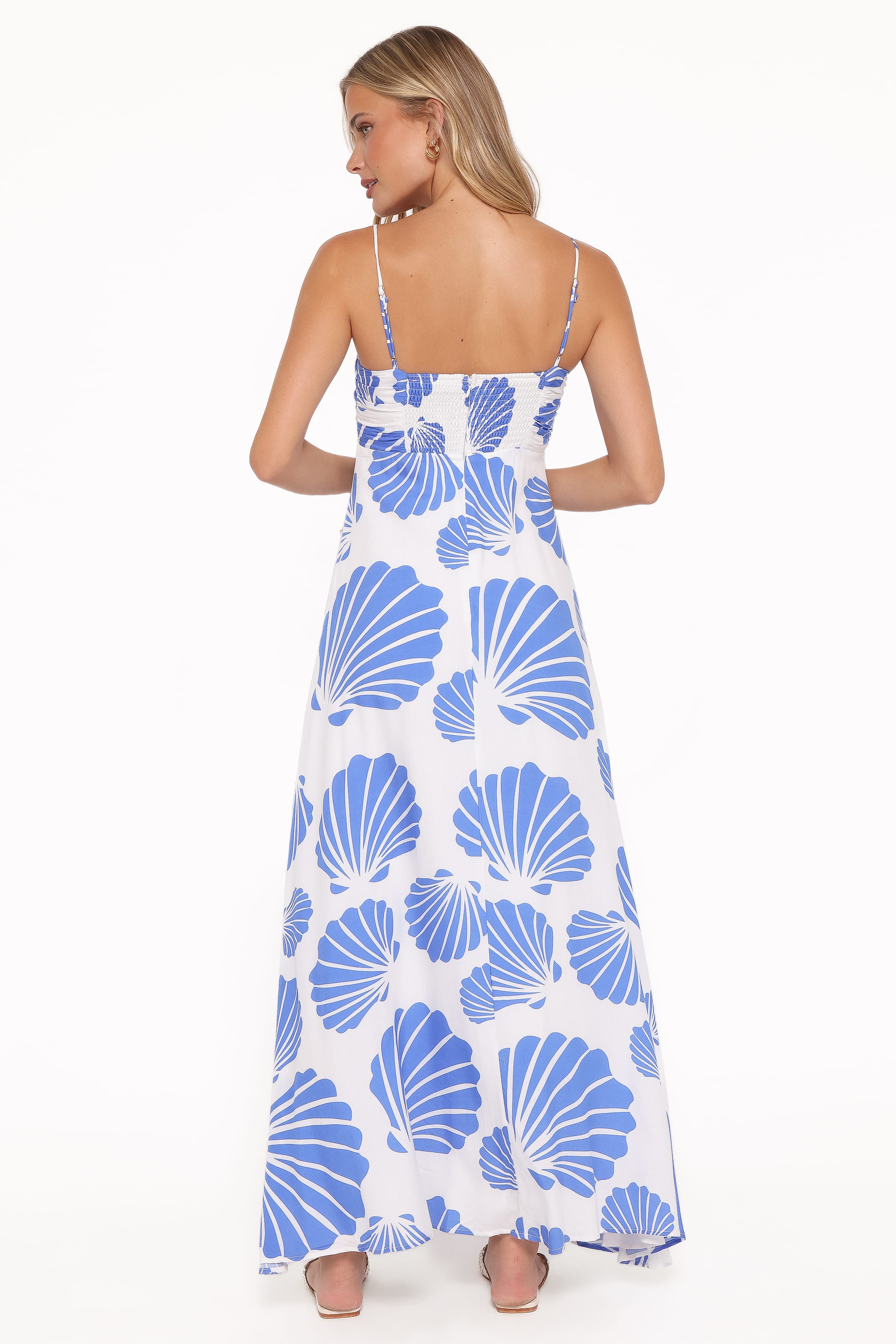 Petal and Pup USA DRESSES Tyla Maxi Dress - Blue Shell
