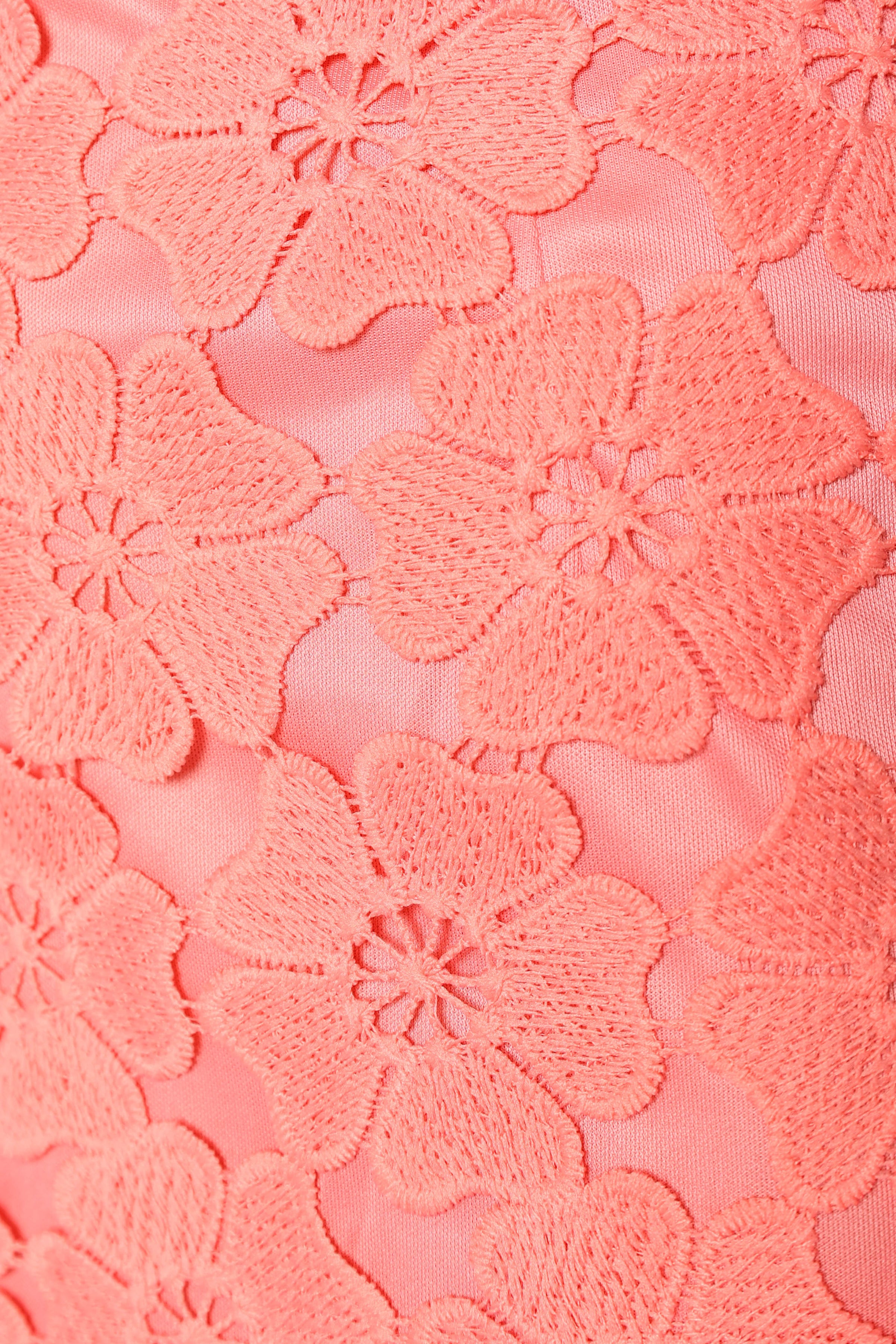 Petal and Pup USA DRESSES Tyler Strapless Midi Dress - Watermelon