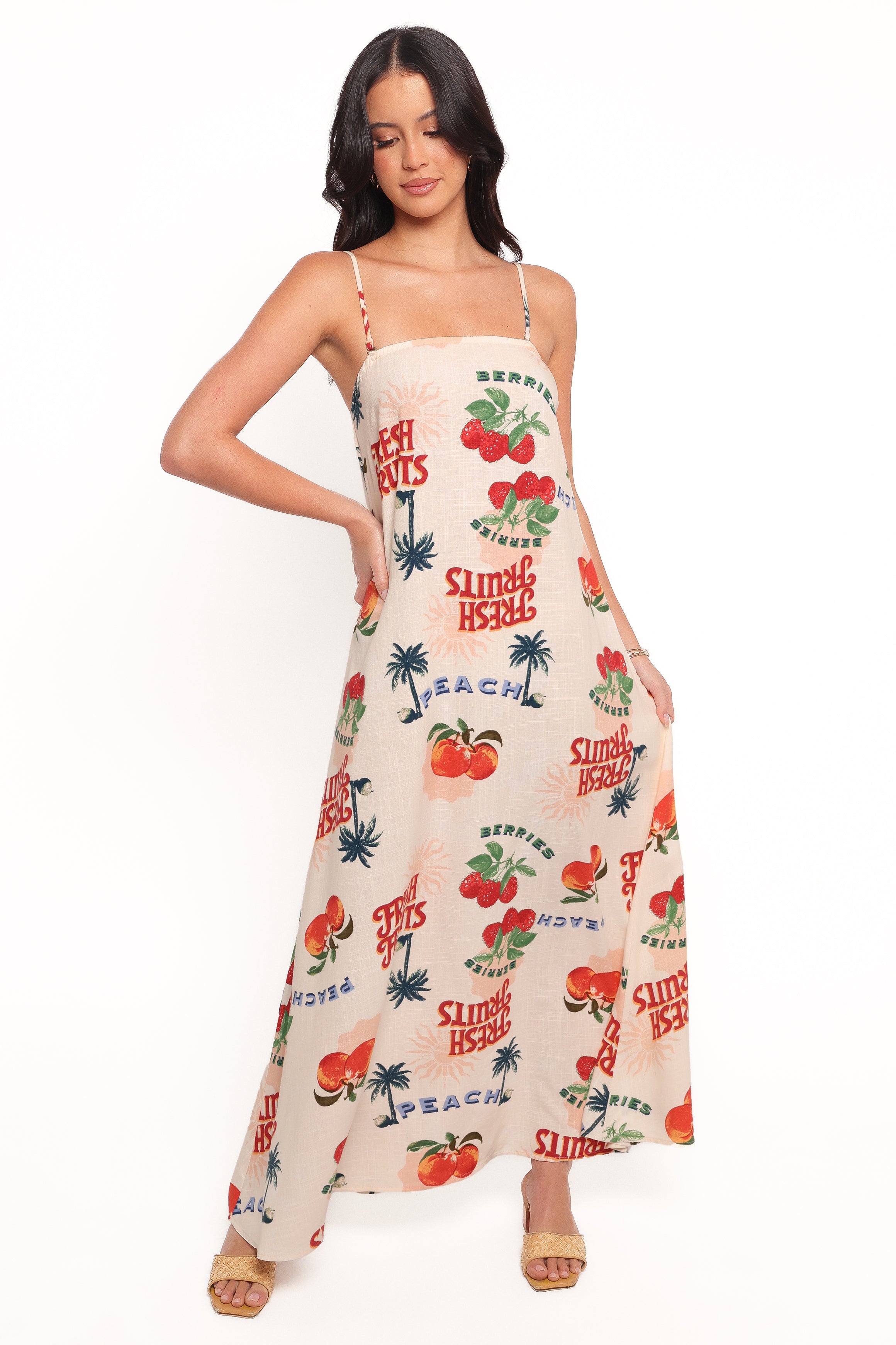 Petal and Pup USA DRESSES Valencia Maxi Dress - Tutti Fruiti (Hold for Amazon)