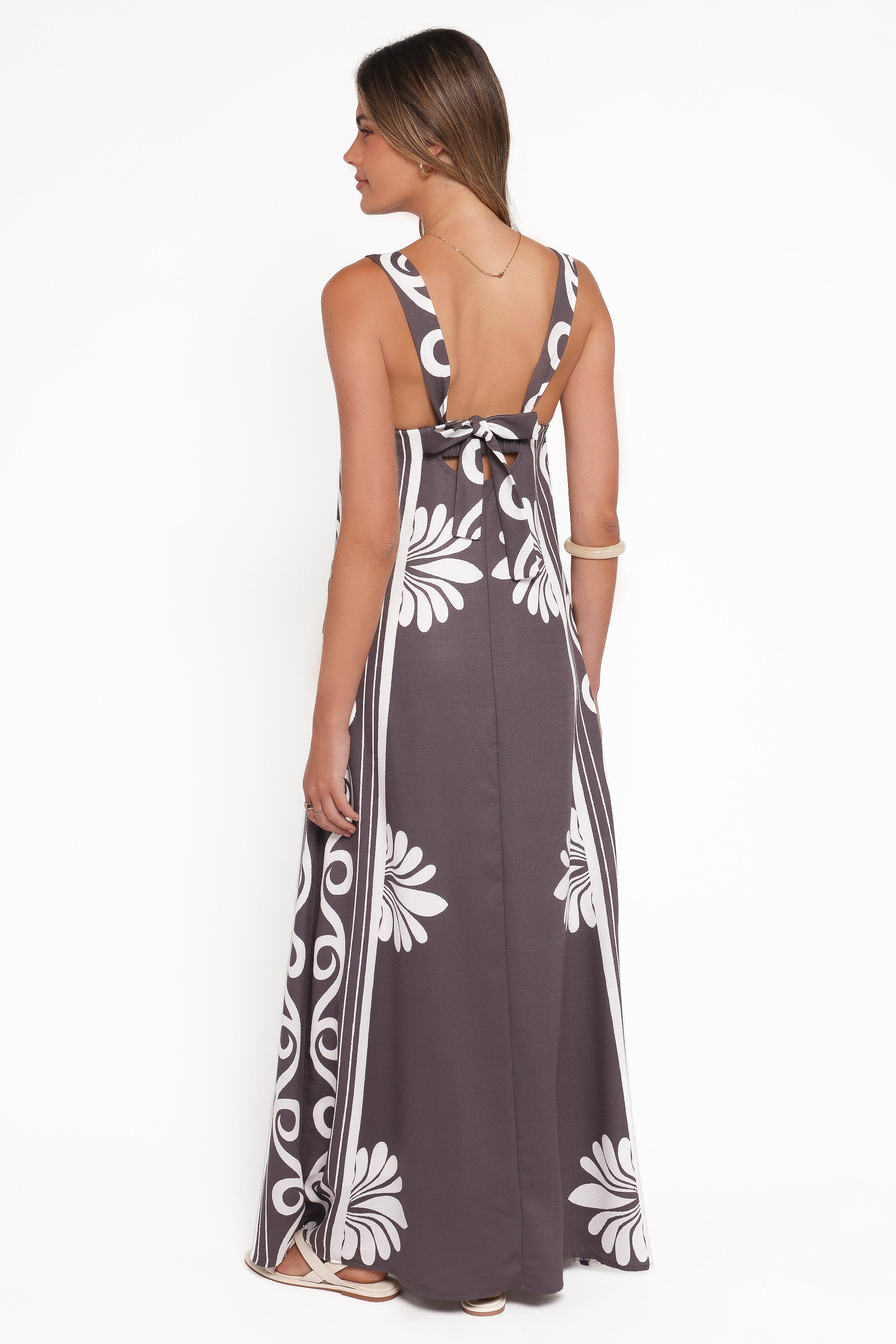 Petal and Pup USA DRESSES Valeria Maxi Dress - Espresso