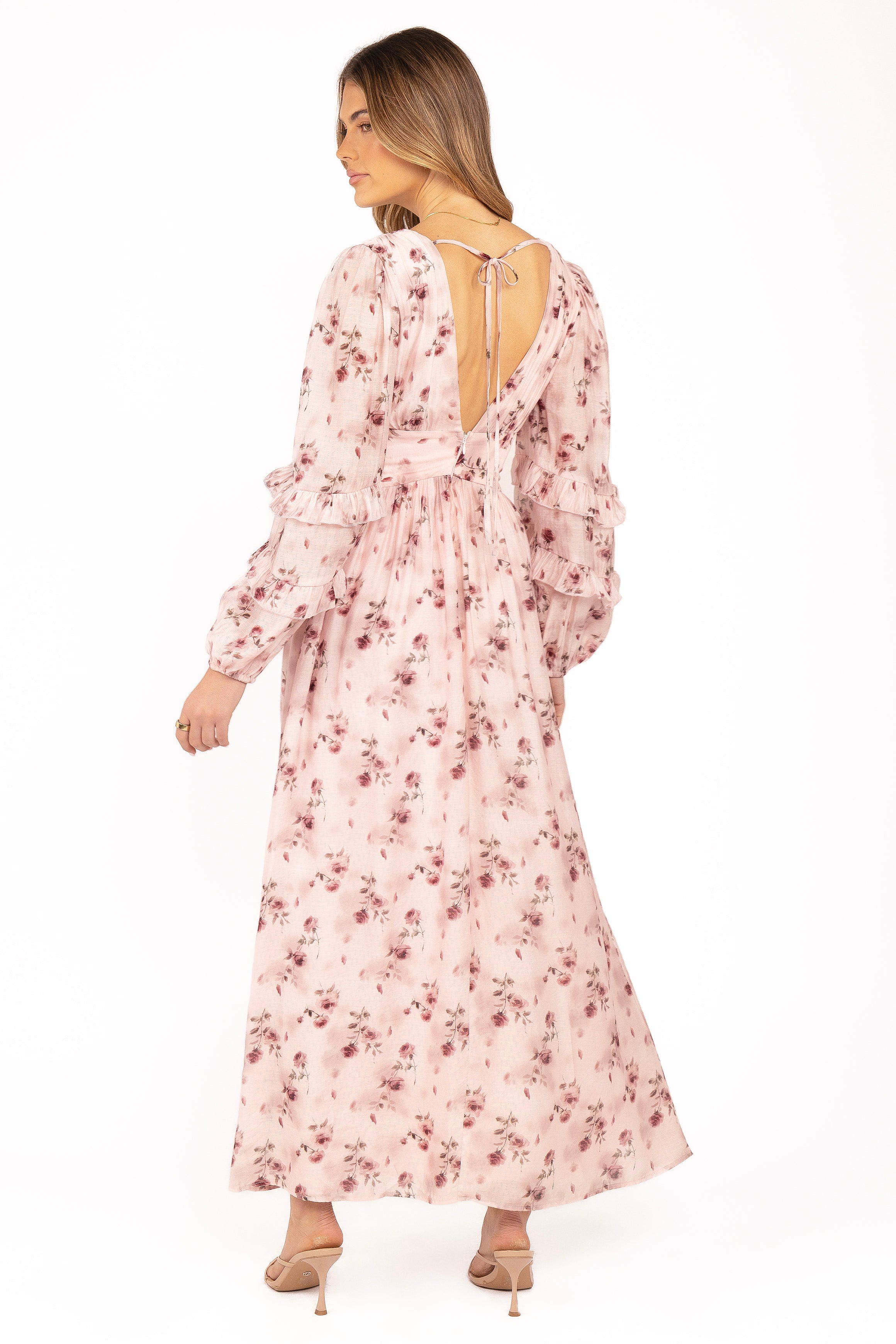 Petal and Pup USA DRESSES Vayla Maxi Dress - Pink Rose