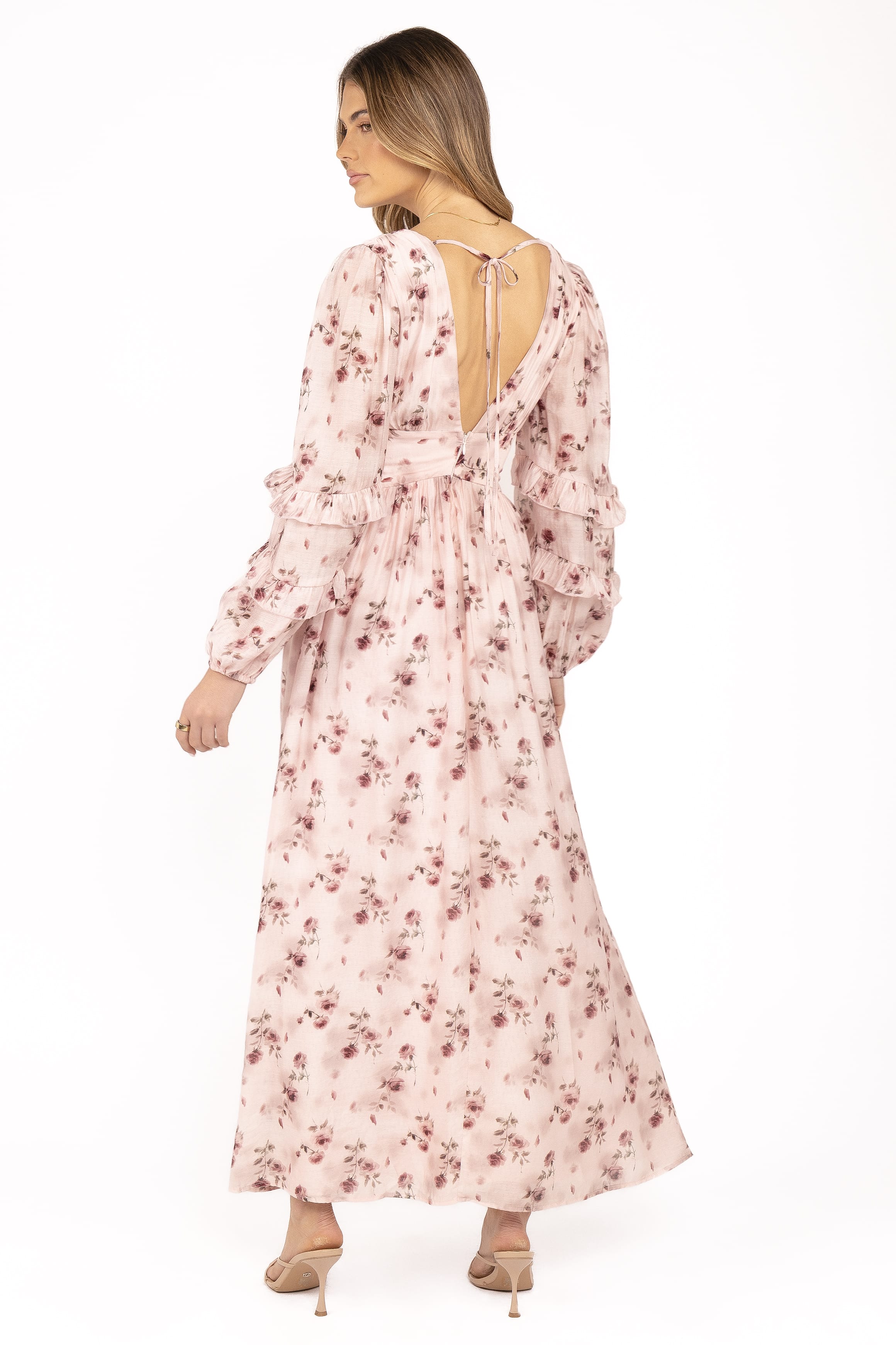 Petal and Pup USA DRESSES Vayla Maxi Dress - Pink Rose