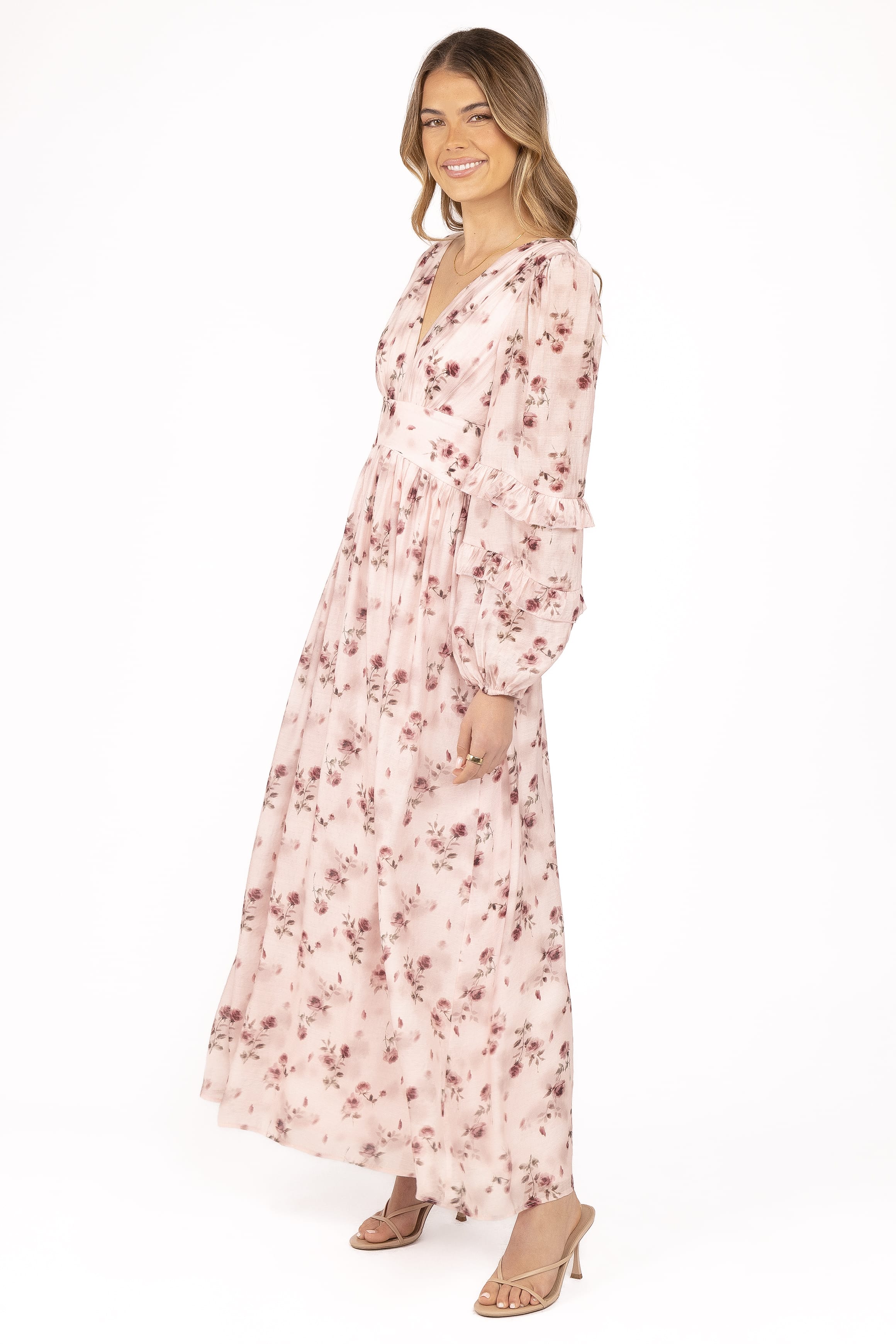 Petal and Pup USA DRESSES Vayla Maxi Dress - Pink Rose