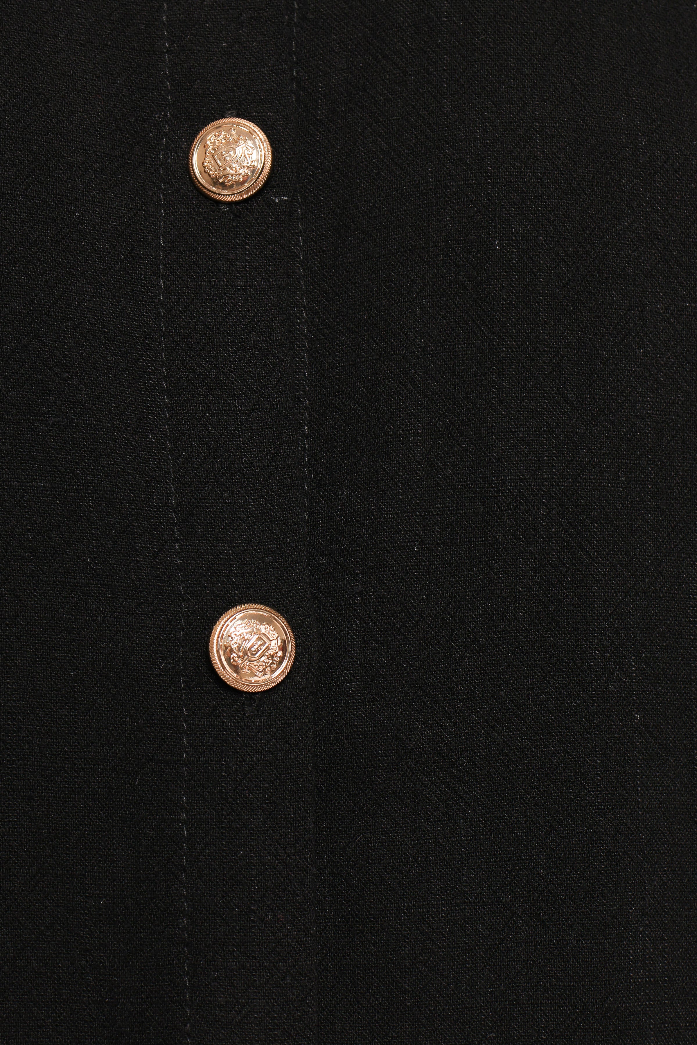 Petal and Pup USA DRESSES Velvette Mini Button Down Dress - Black