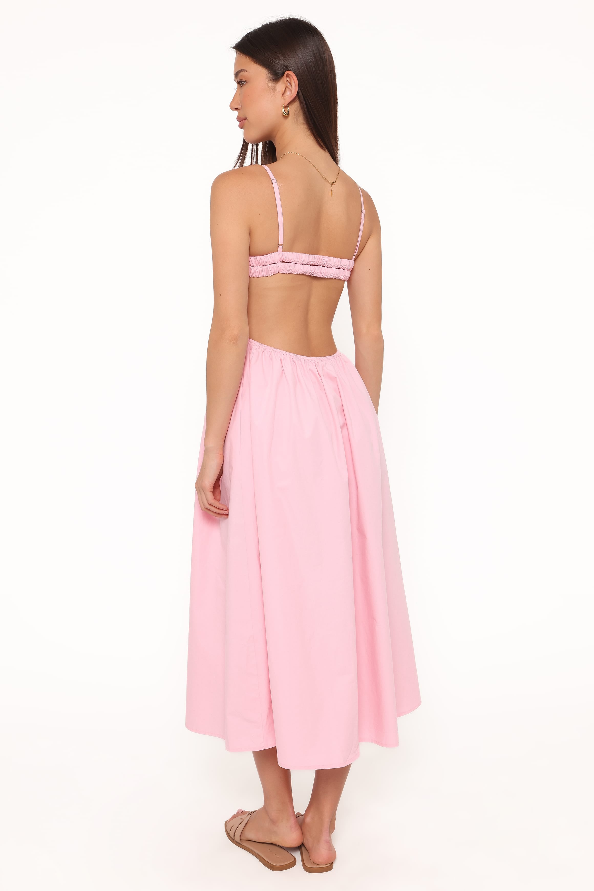 Petal and Pup USA DRESSES Venice Midi Dress - Pink