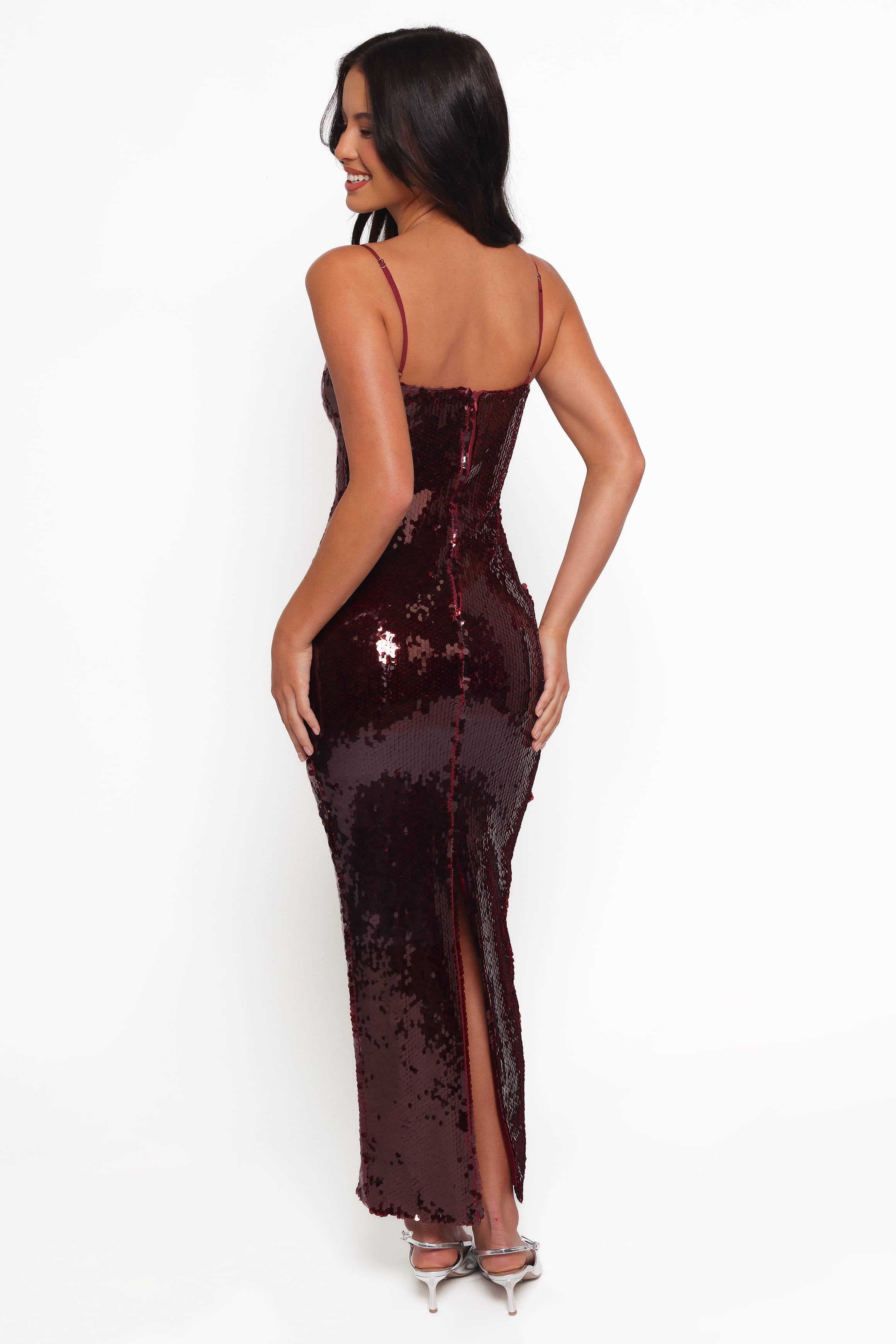 Petal and Pup USA DRESSES Vesina Maxi Dress - Burgundy