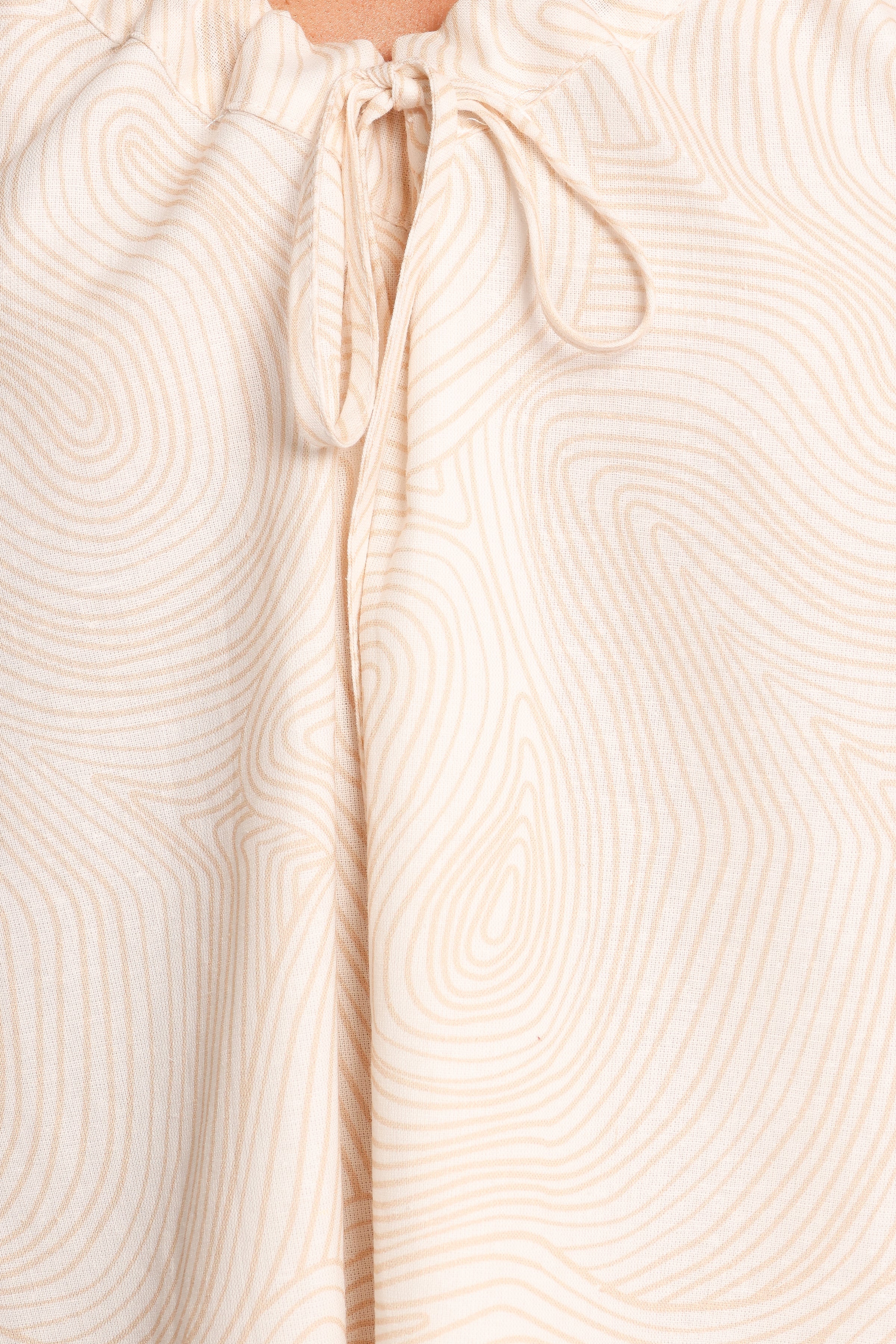 Petal and Pup USA DRESSES Walker Smock Mini Dress - Tan Swirl