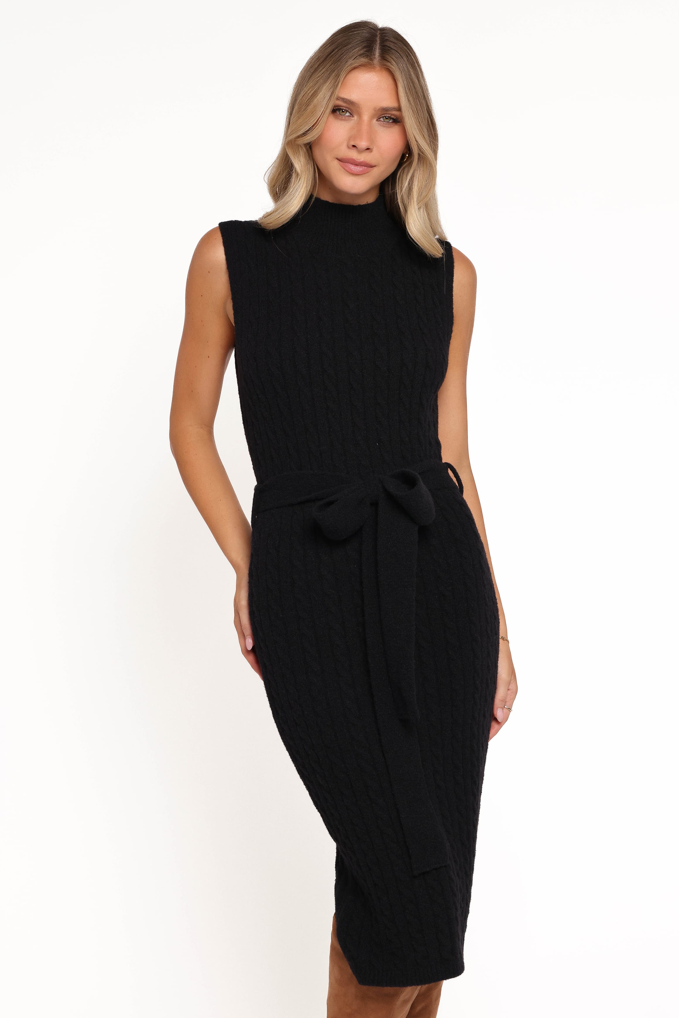Petal and Pup USA DRESSES Wembley Midi Dress - Black