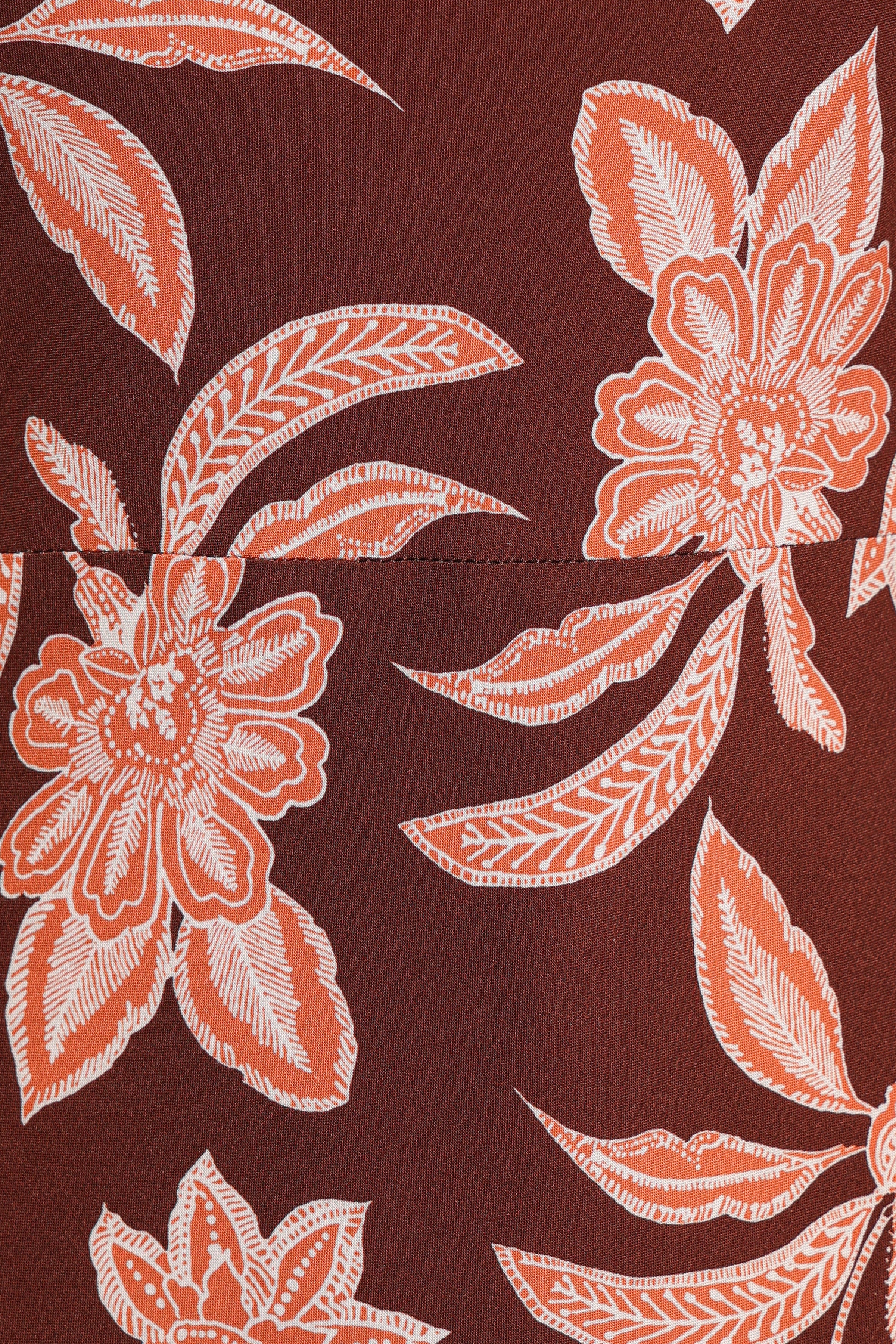 Petal and Pup USA DRESSES Wheeler Midi Dress - Orange Floral